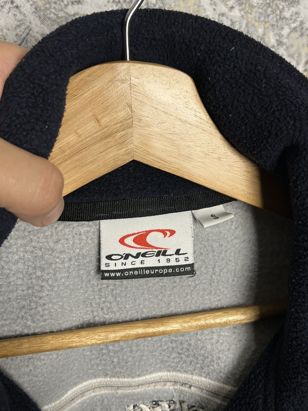 O'Neill × Vintage Vintage O’Neill Fleece Jacket 1/4 Zip Y2K Sweater Jacket Size US S / EU 44-46 / 1 - 4 Thumbnail