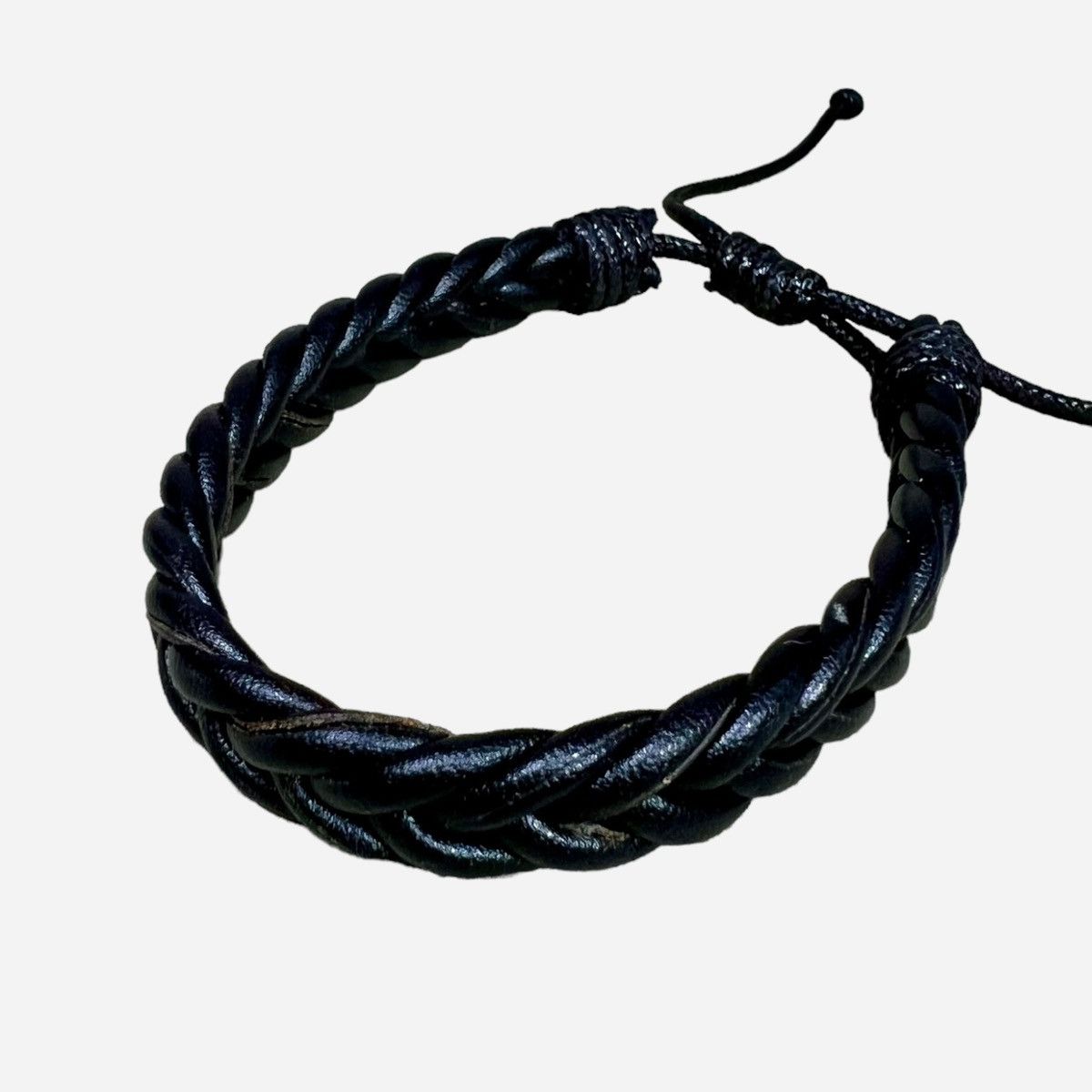 Handmade Two Bracelet Combo Leather Shell Unisex Adjustable Size Size ONE SIZE - 2 Thumbnail