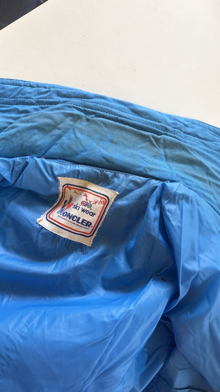 Moncler Moncler vintage ski wear Blue Jacket with Zip & Buttons Size L / US 10 / IT 46 - 8 Thumbnail