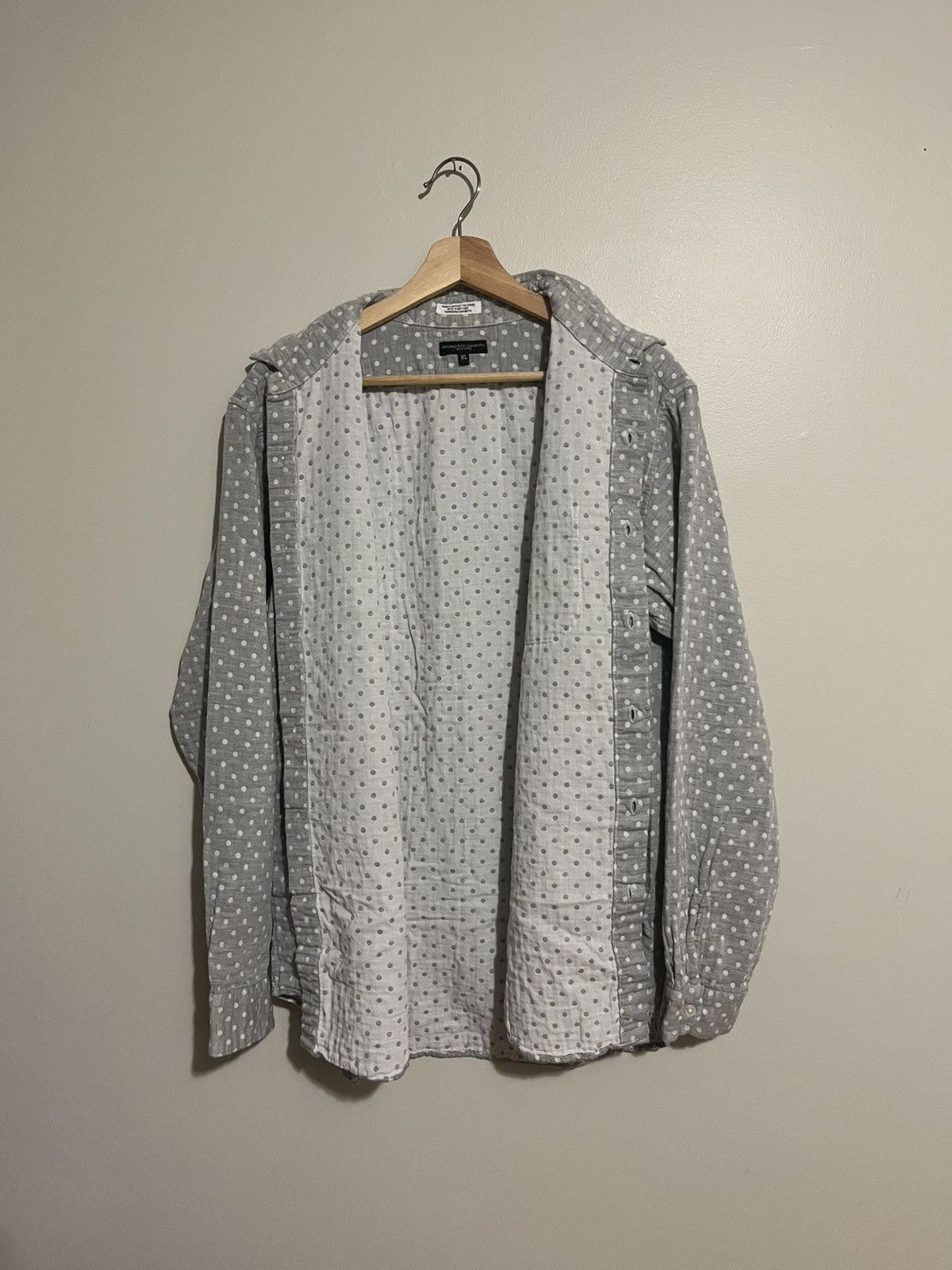 Engineered Garments Engineered Garments Polka Dot Button Up Shirt Size US XL / EU 56 / 4 - 5 Thumbnail