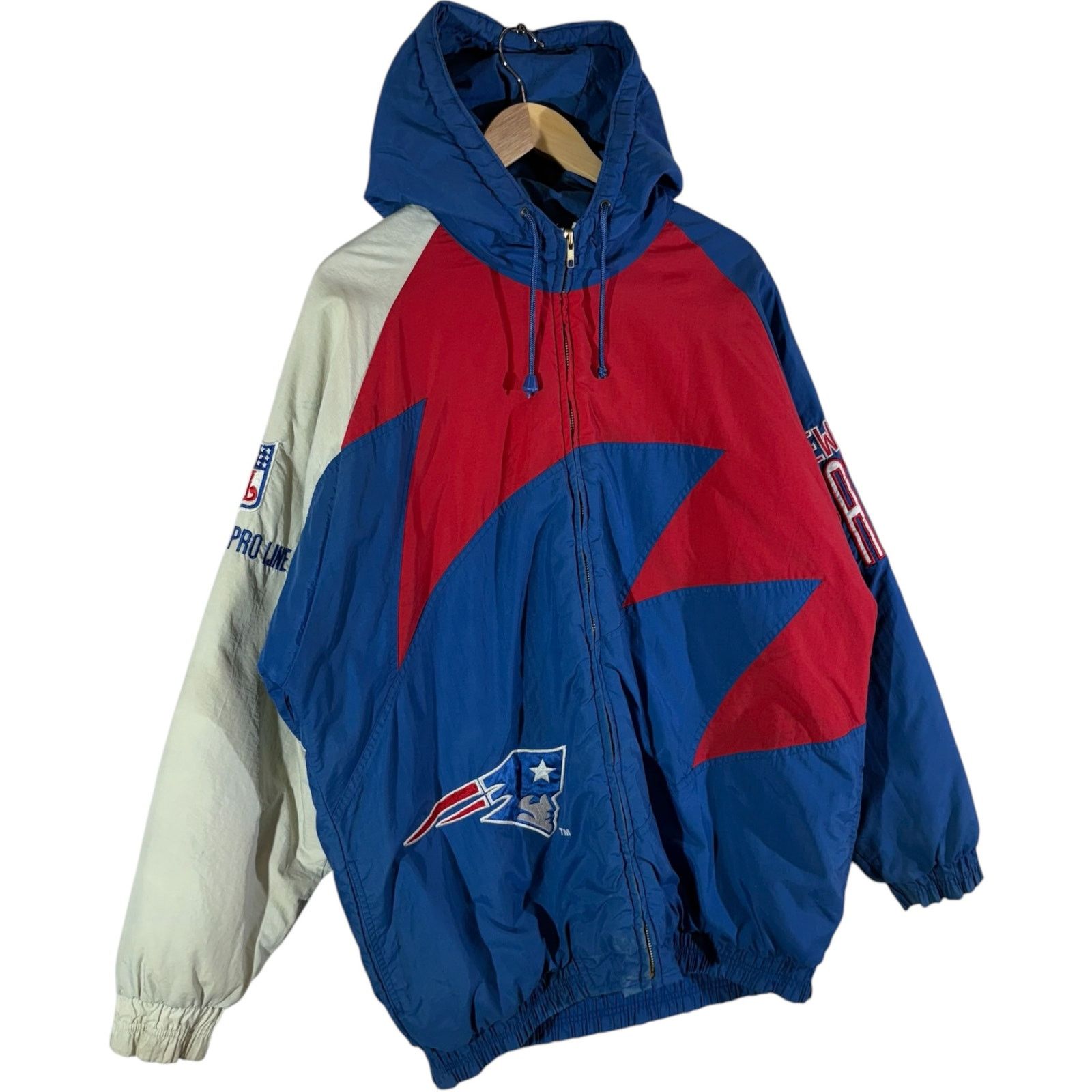 Logo Athletic Vintage New England Patriots Team Logo NFL Jacket XXL Size US XXL / EU 58 / 5 - 4 Thumbnail