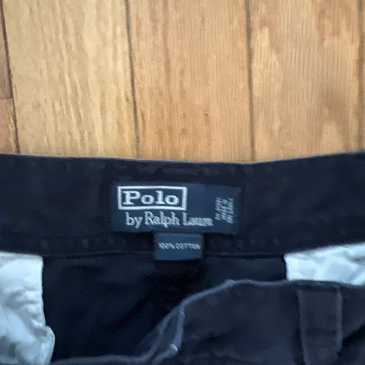 Polo Ralph Lauren VTG Polo Ralph Lauren Baggy Y2K Navy Military Cargo Shorts Size US 35 - 4 Thumbnail