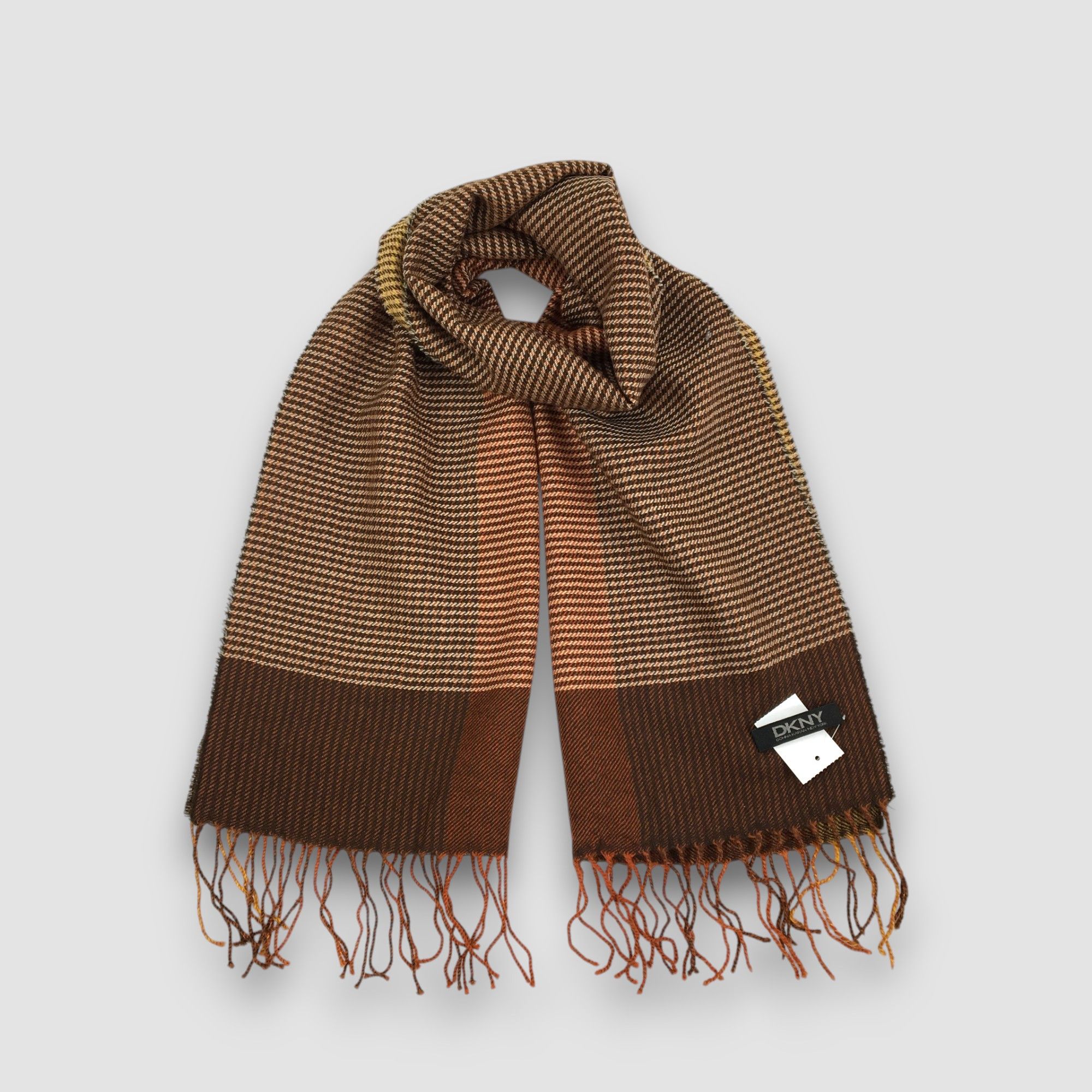 DKNY Vintage DKNY Scarf Muffler Wool Cashmere Scarves Size ONE SIZE - 1 Thumbnail