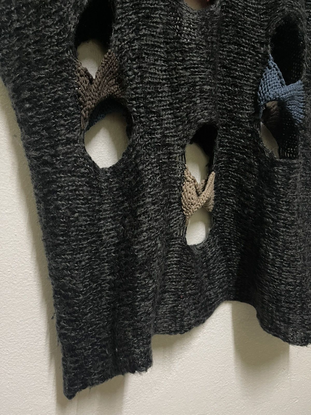 Designer × Japanese Brand Vintage Sleeveless Knitwear Wool Rare Design Size M / US 6-8 / IT 42-44 - 9 Thumbnail