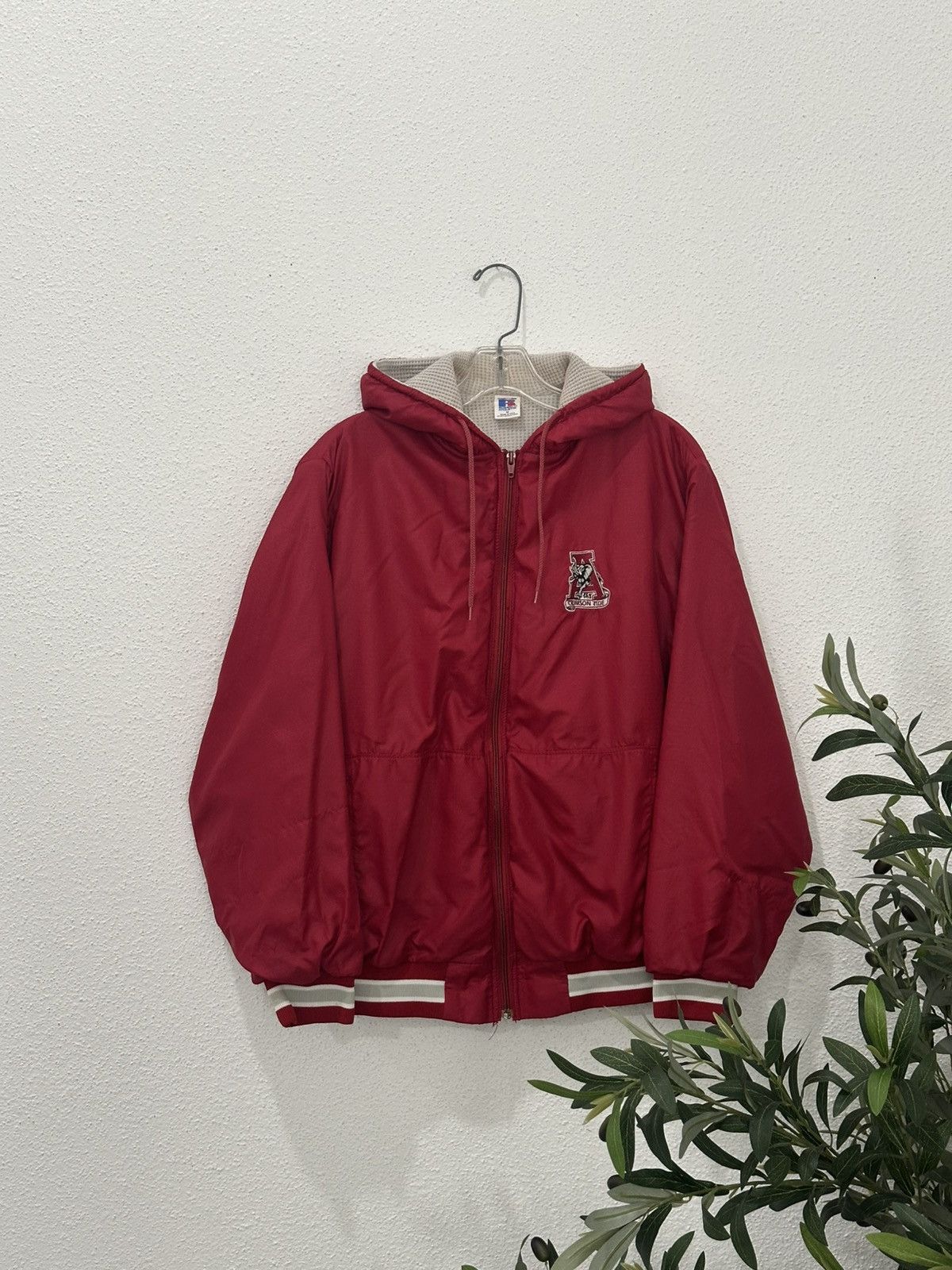 Russell Athletic Vintage 80s Alabama CrimsonTide Russell Athletic Waffle Knit Size US M / EU 48-50 / 2 - 1 Thumbnail