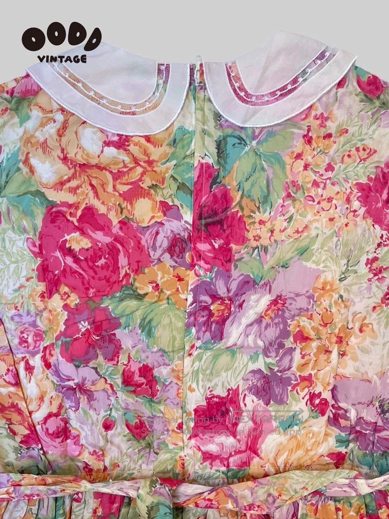 Paco Rabanne Paco Rabanne Floral short-sleeve maid-style dress Size S / US 4 / IT 40 - 6 Thumbnail