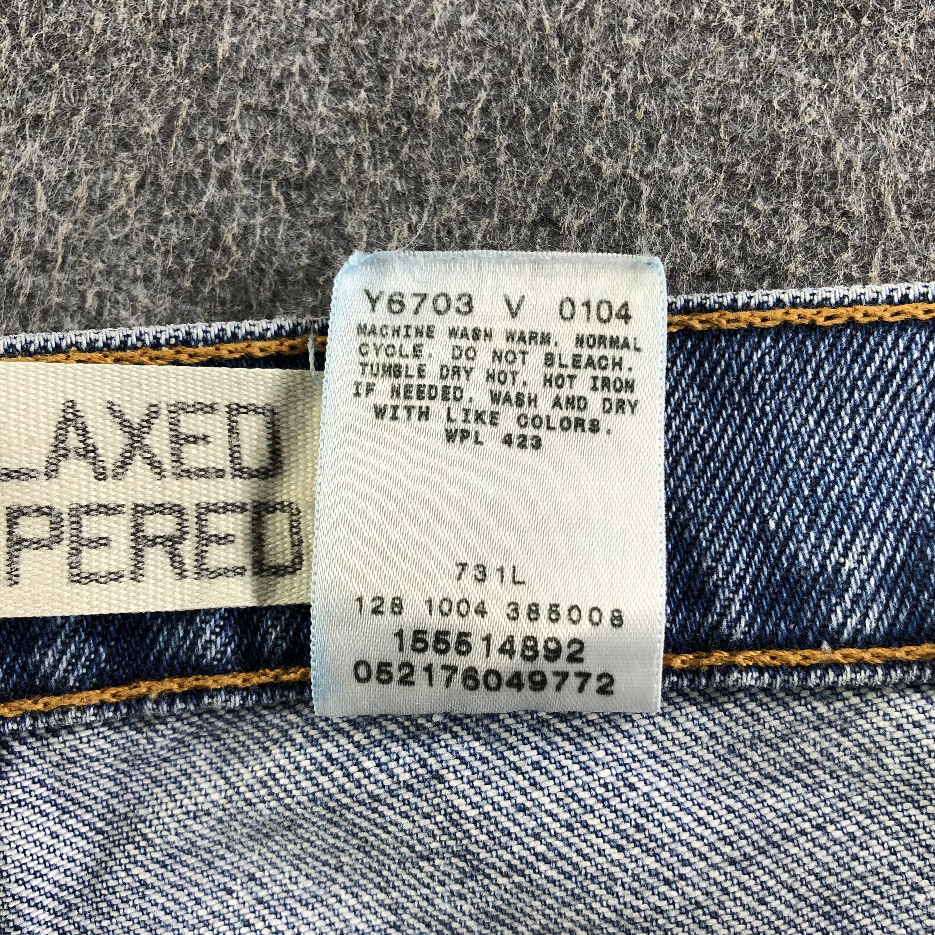 Levi's Vintage Blue Wash Levis 550 Jeans-J3470 Size US 33 - 10 Thumbnail