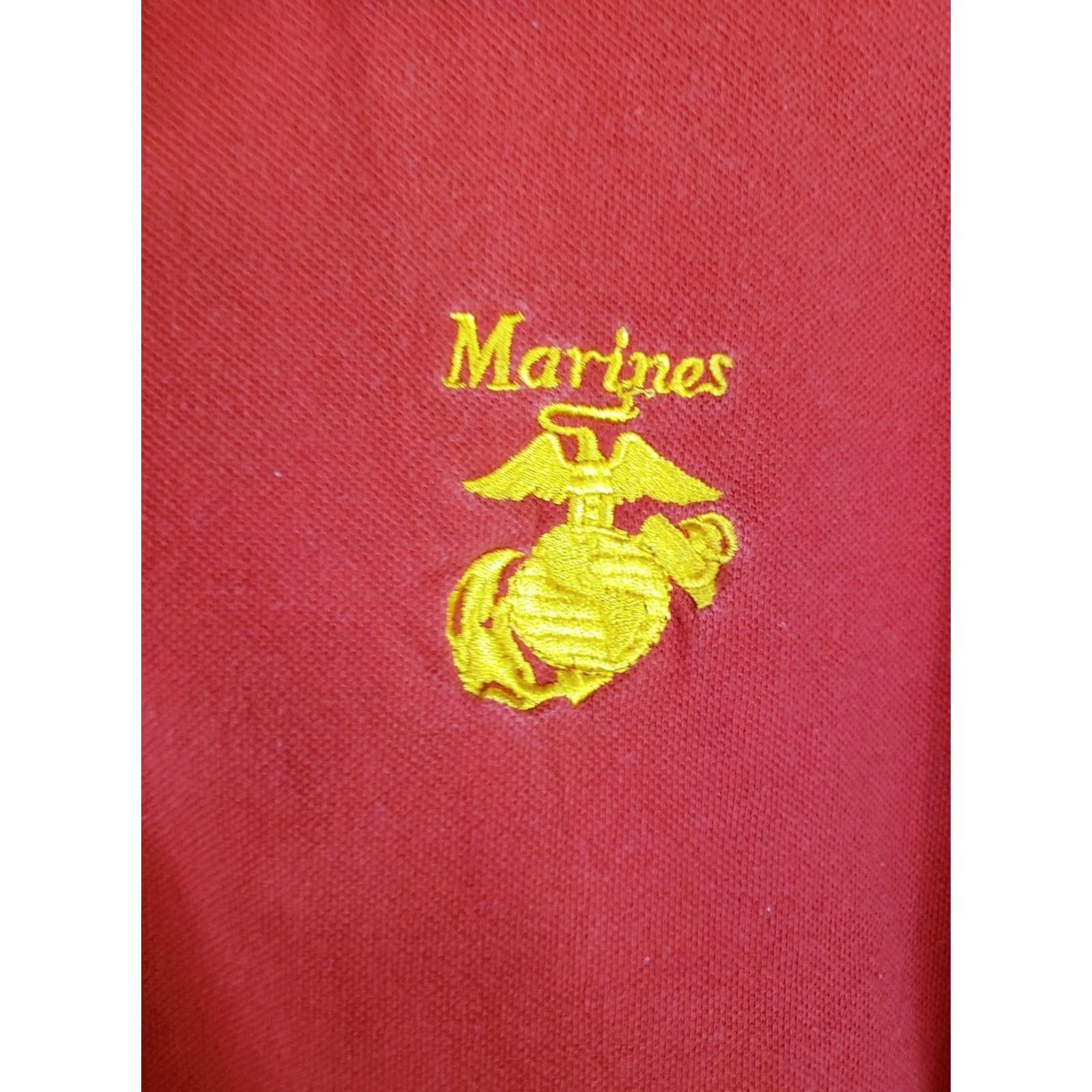 Rothco Rothco POLO SHIRT L USMC EMBROIDERED Red MARINES OFFICIALLY LICENSED Mens Size US L / EU 52-54 / 3 - 4 Thumbnail