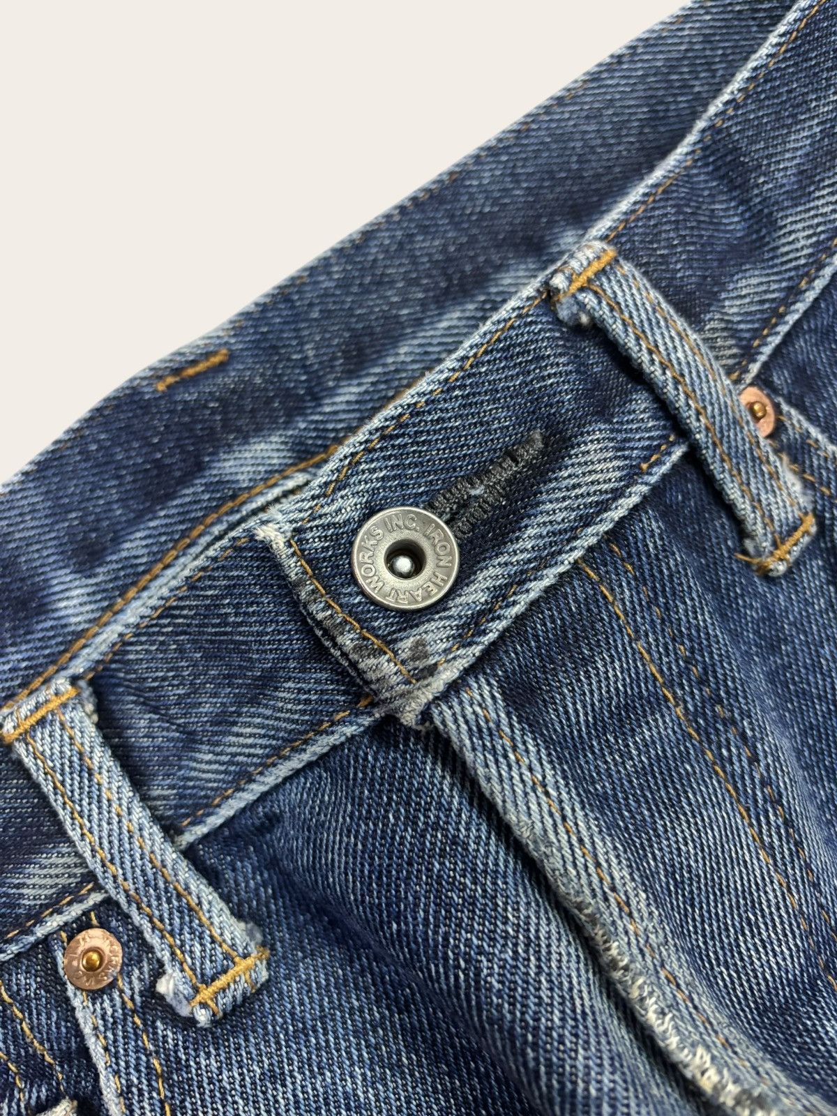 Iron Heart 21oz Iron Heart Lot 461 Extra Heavy Jeans Size US 30 / EU 46 - 7 Thumbnail
