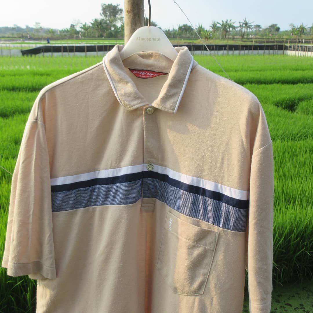Yves Saint Laurent Vintage YSL Yves Saint Lauren Polo Vintage Shirt Size US M / EU 48-50 / 2 - 2 Thumbnail