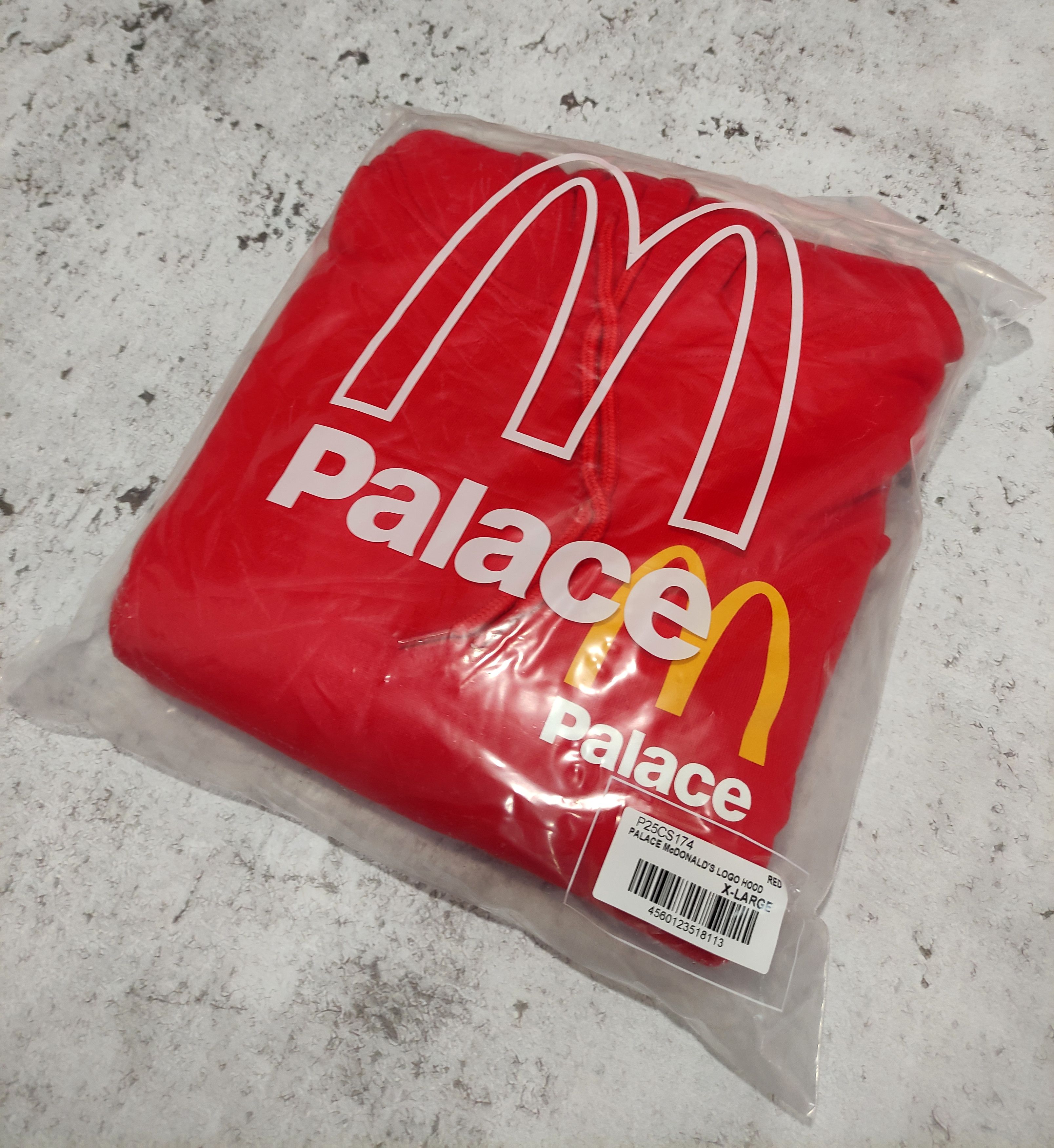 Palace Palace X McDonald's LOGO HOOD RED SIZE XL Size US XL / EU 56 / 4 - 5 Thumbnail