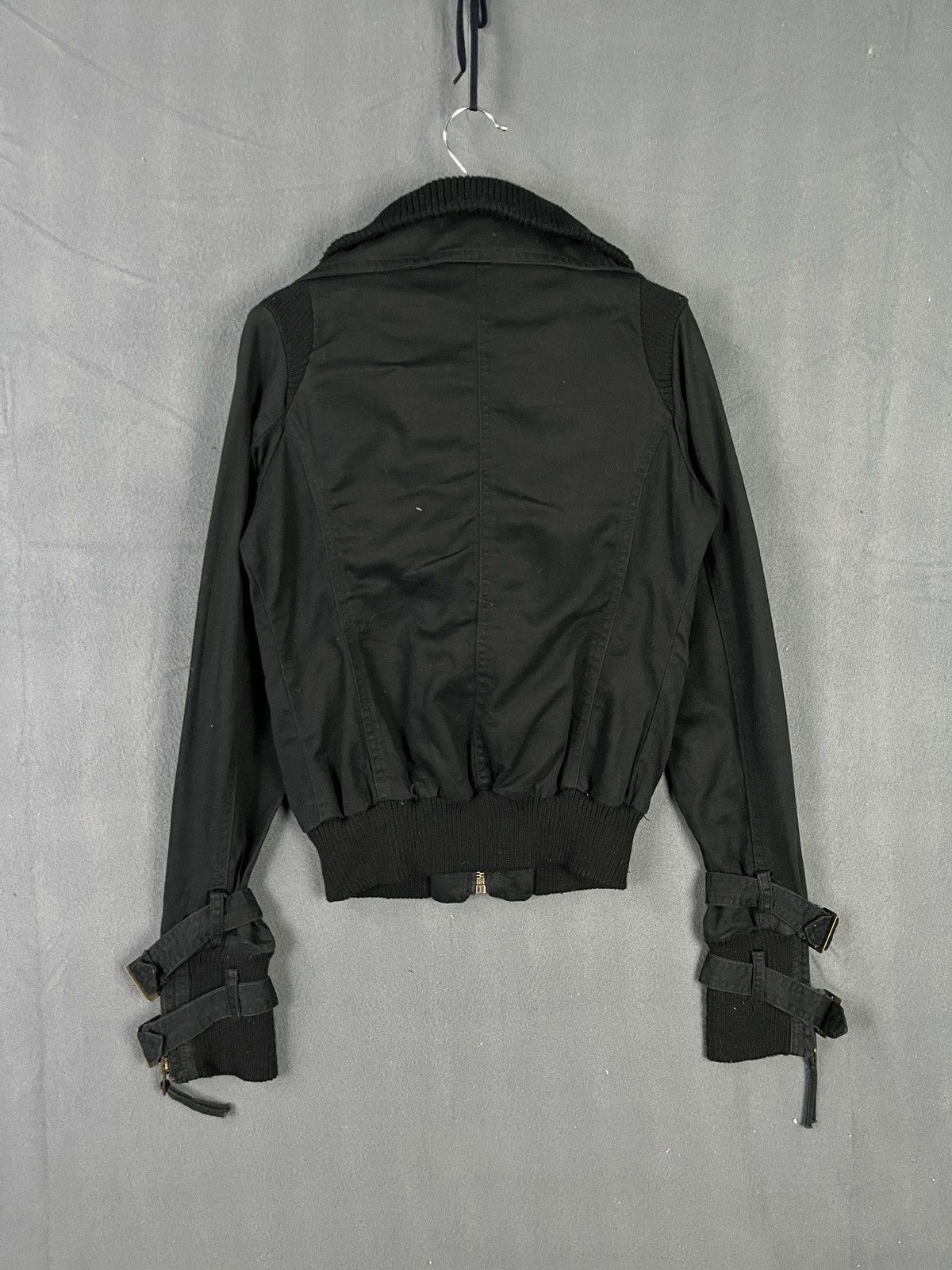 Beauty Beast Crxy Bondage Multi Zip High Neck Cropped Jacket Size S / US 4 / IT 40 - 8 Thumbnail
