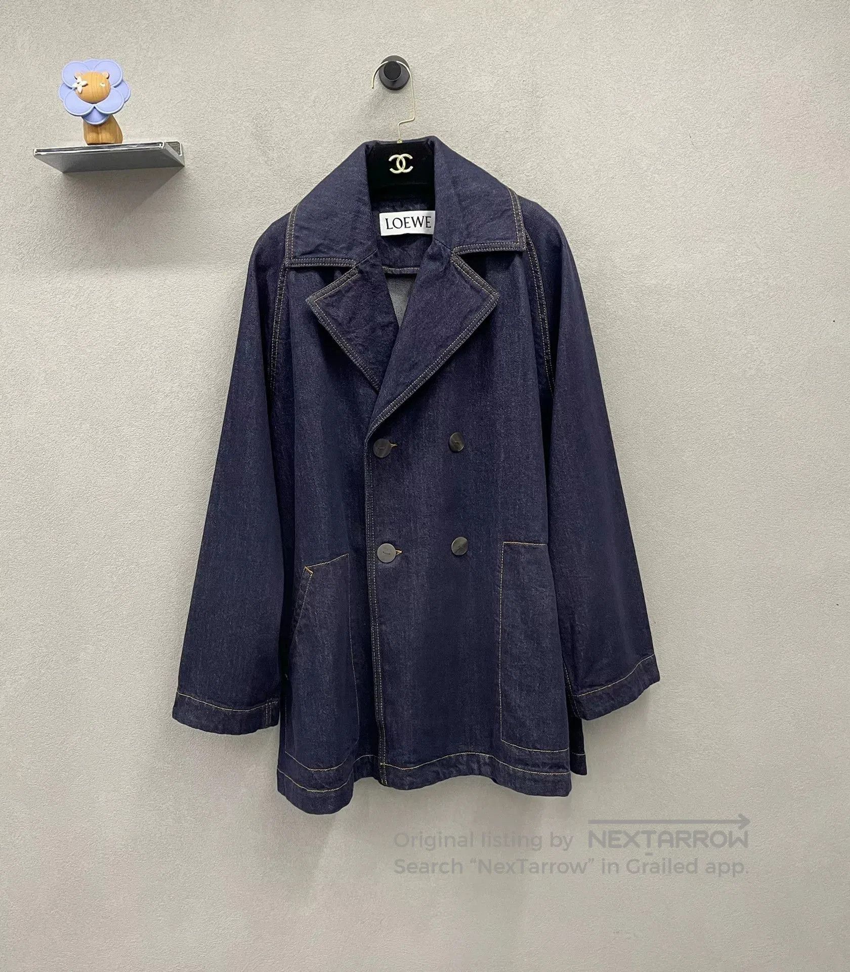 Loewe Loewe Dark Blue Denim Jacket. Size US M / EU 48-50 / 2 - 1 Thumbnail