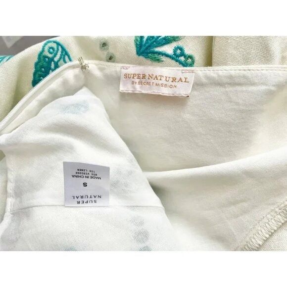 Isabel Marant Etoile NWOT$695 Super Natural Secret Mission Priscilla Linen Dress Size S / US 4 / IT 40 - 3 Thumbnail
