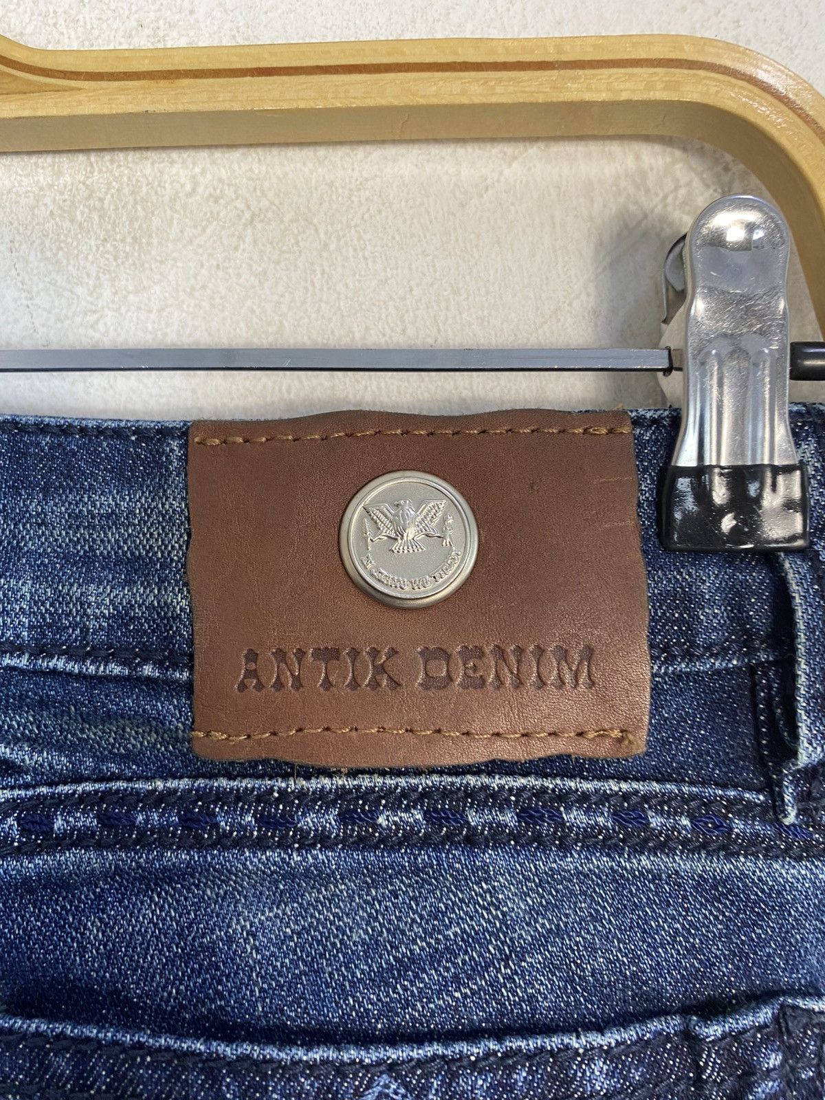 Antik Denim Hype Antik Denim Indigo Jeans Embroidery Logo Size 31" - 8 Thumbnail