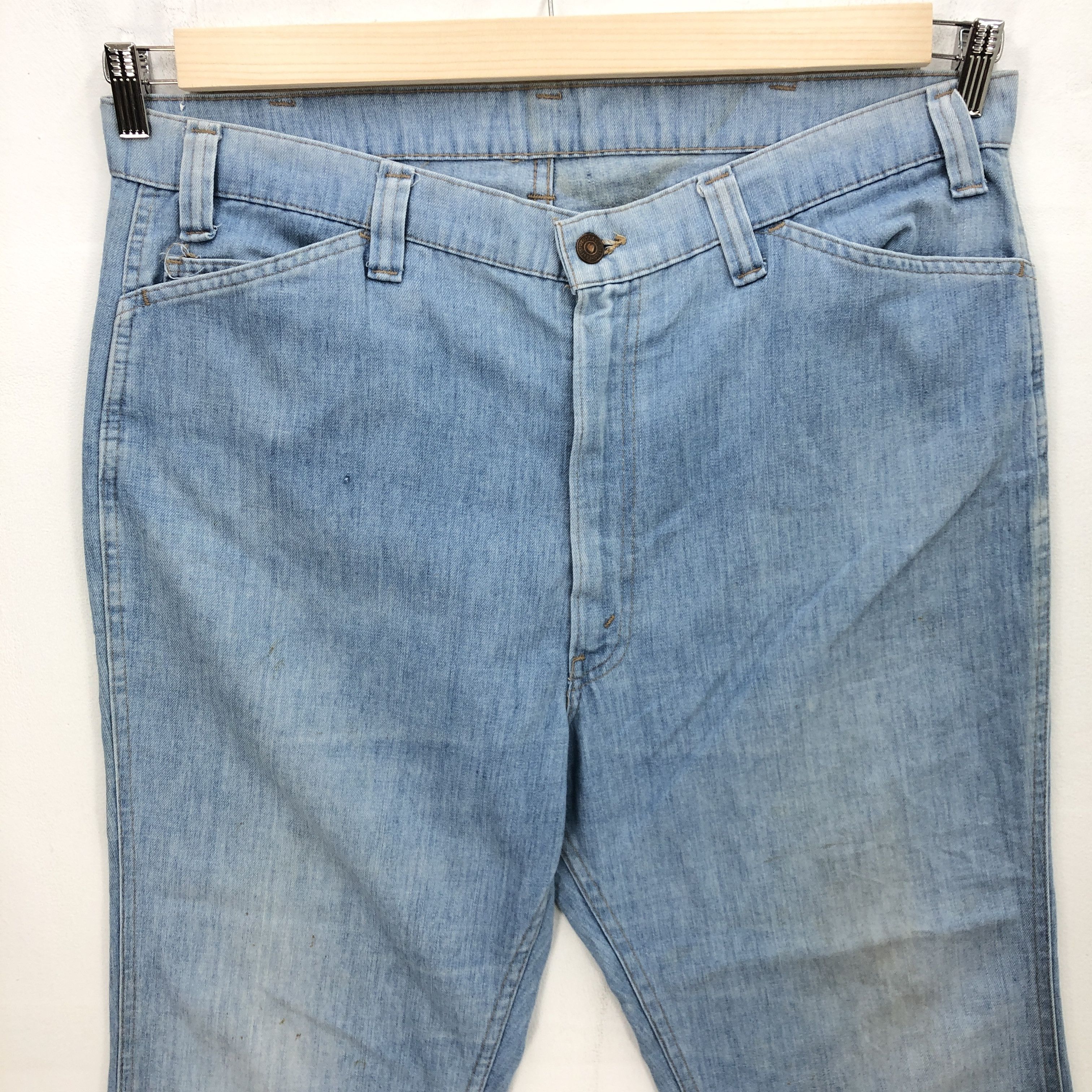 Levi's Vintage Levis 70s Boot Cut Jeans Levis For Men Flare Denim Size US 40 / EU 56 - 3 Thumbnail