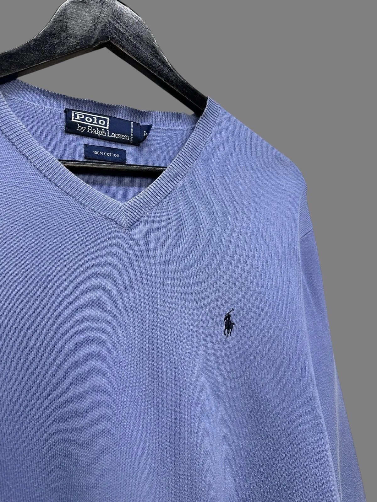 Denim & Supply Ralph Lauren Polo Ralph Lauren Blue Knit Sweater Preppy 90s Size US L / EU 52-54 / 3 - 4 Thumbnail