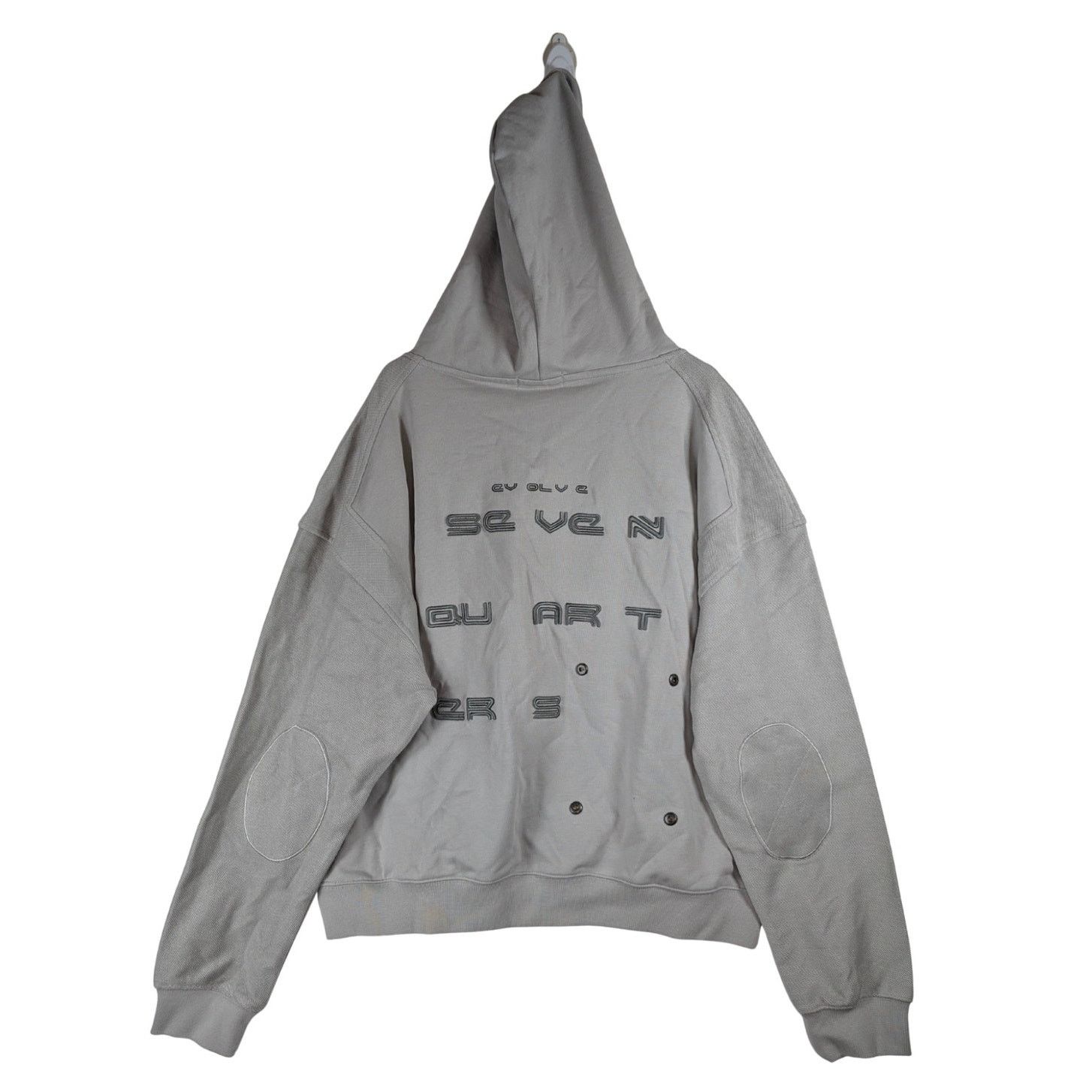 Unknown London Evolve x Seven Quarters Snap On Pocket Heavyweight Hoodie XL Size US XL / EU 56 / 4 - 3 Thumbnail