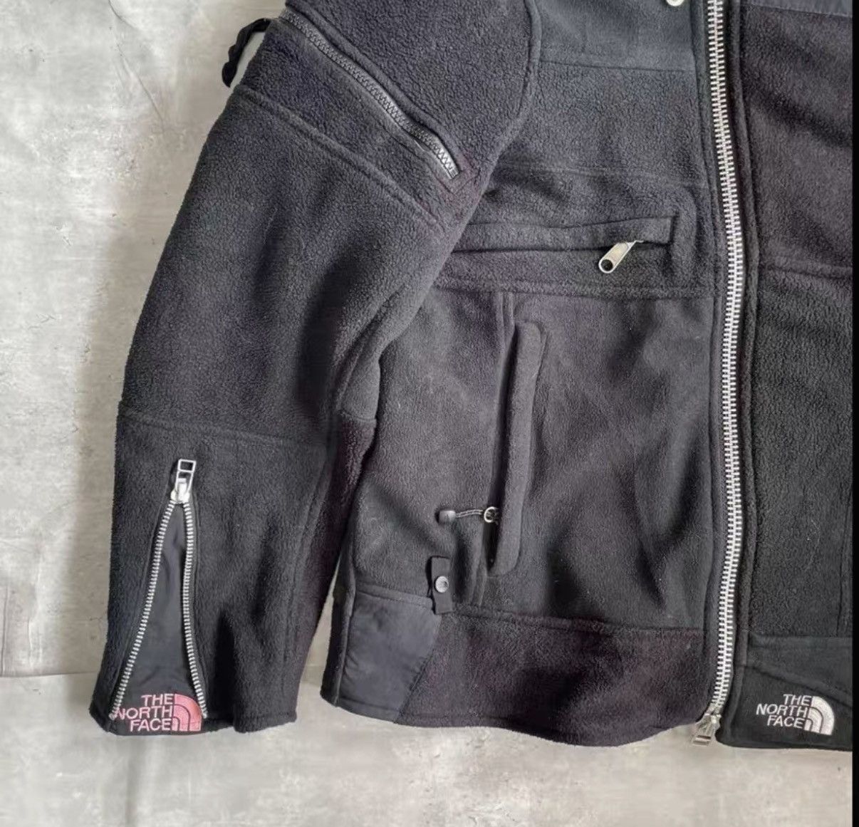 The North Face Black Moto-Style Jacket with Star Lining Size US M / EU 48-50 / 2 - 3 Thumbnail