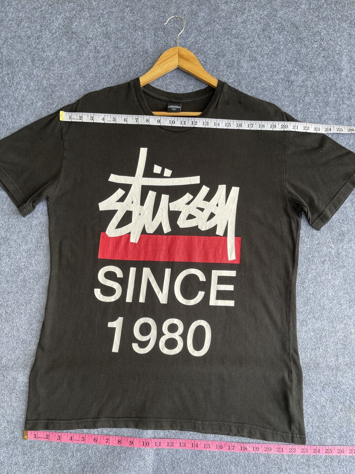 Stussy Rare🔥Vintage STUSSY Since 1980 T Black Tee Size US L / EU 52-54 / 3 - 11 Thumbnail