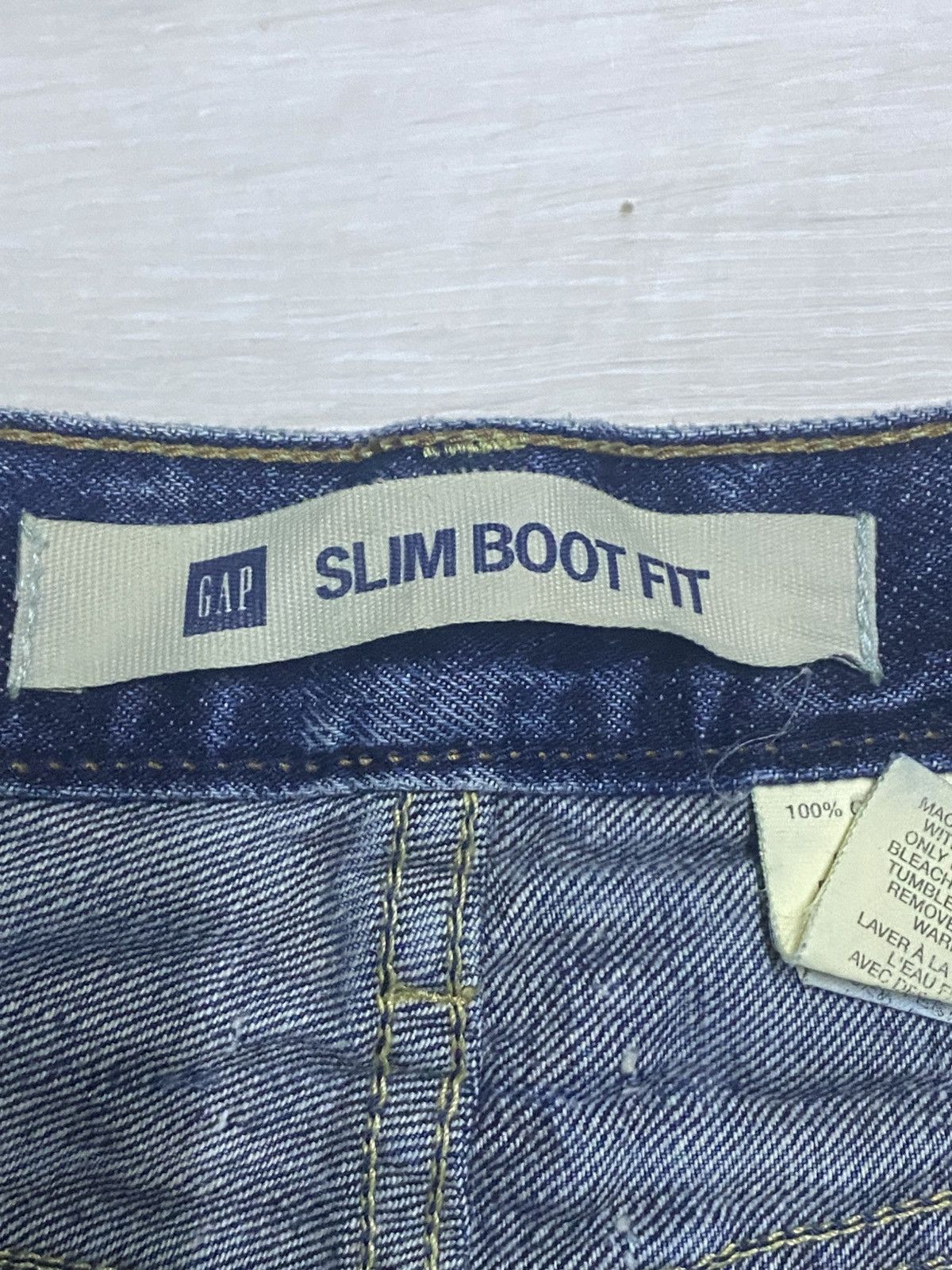 Dapper Dan × Gap Vintage Gap Denim Faded Wash Flare Bootcut Jeans Size US 34 / EU 50 - 17 Thumbnail