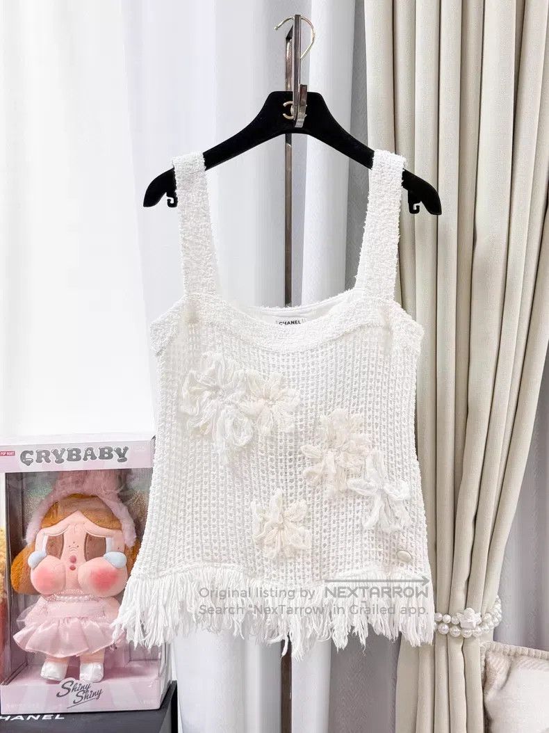 Chanel Chanel Flower tassel suspender vest Size XS / US 0-2 / IT 36-38 - 1 Thumbnail