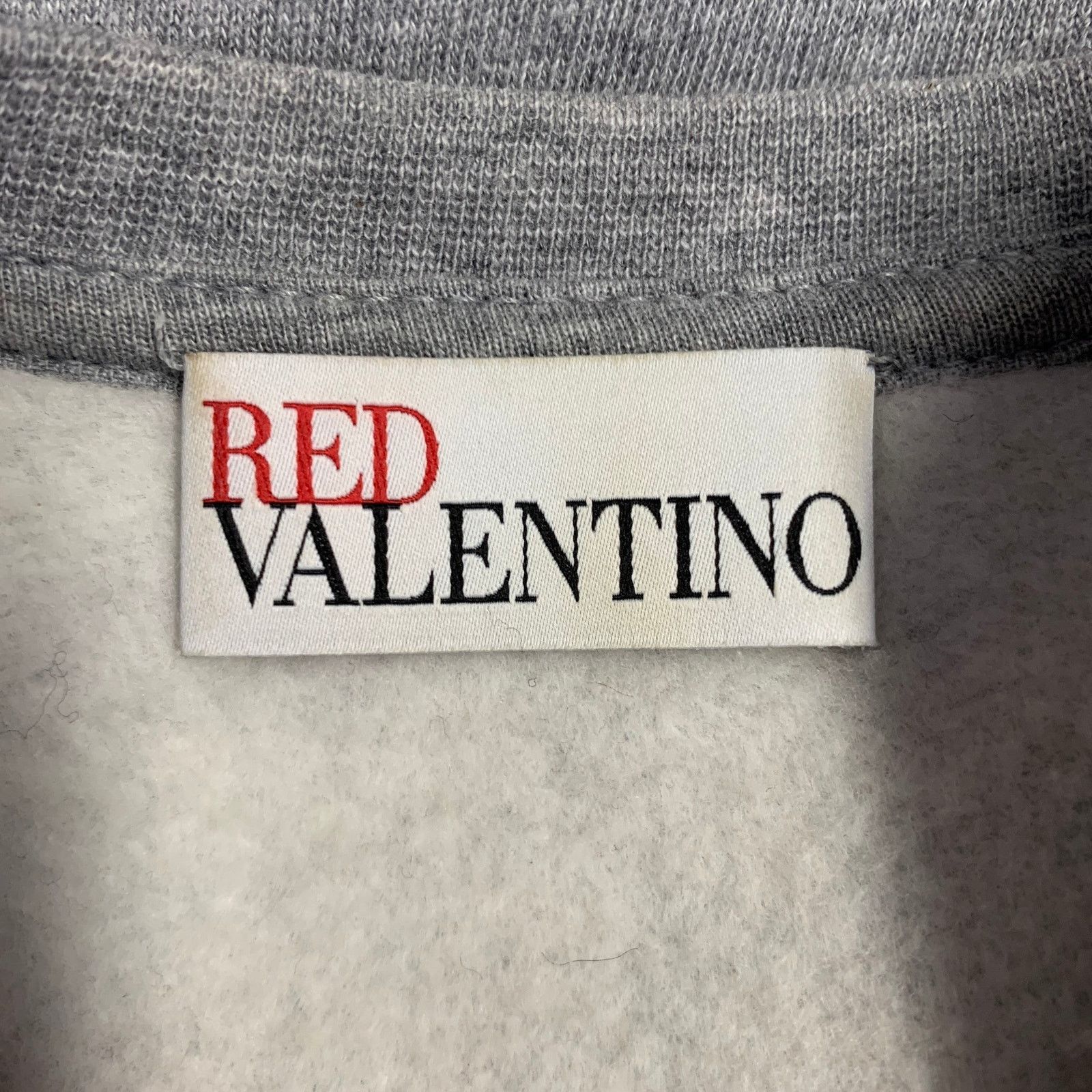RED Valentino Size XS Grey Black Cotton Embroidered Sweatshirt Dress Size XS / US 0-2 / IT 36-38 - 9 Thumbnail