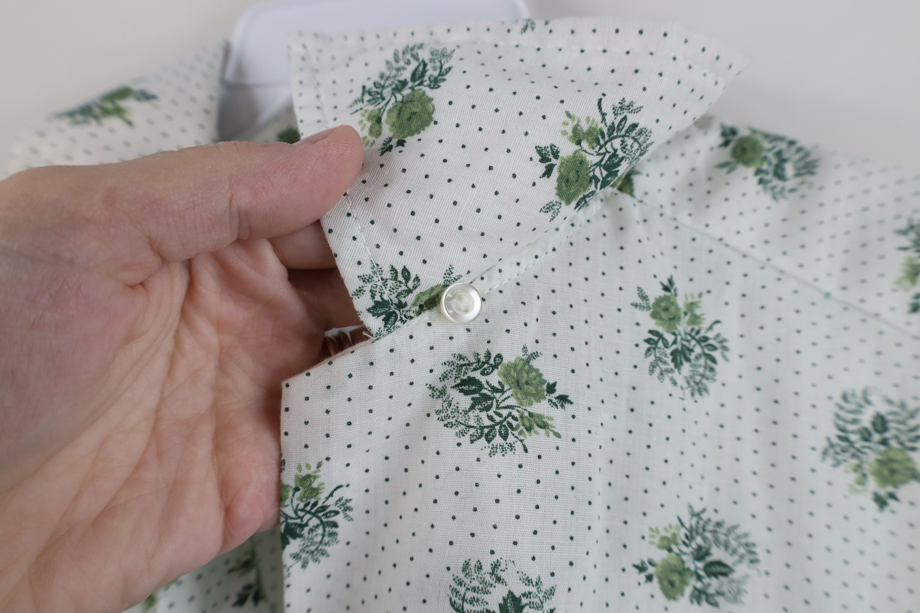 Vintage Vintage 60s 70s Rockabilly Flower Collared Button Shirt Size L / US 10 / IT 46 - 5 Thumbnail