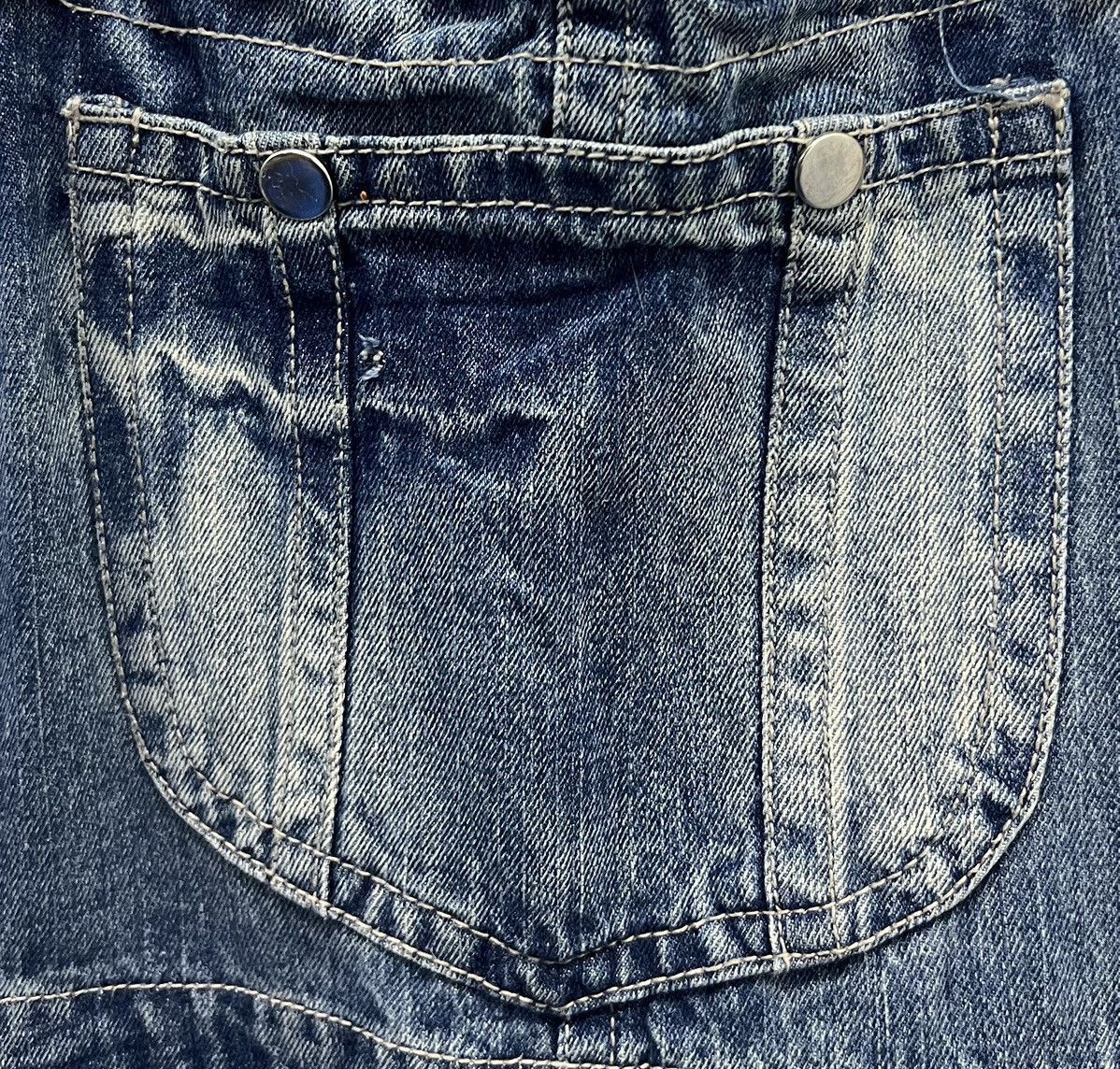Japanese Brand × Vintage Vintage Y2K Style Japanese Denim Overalls by H.C.M.II Size L Size US 36 / EU 52 - 6 Thumbnail