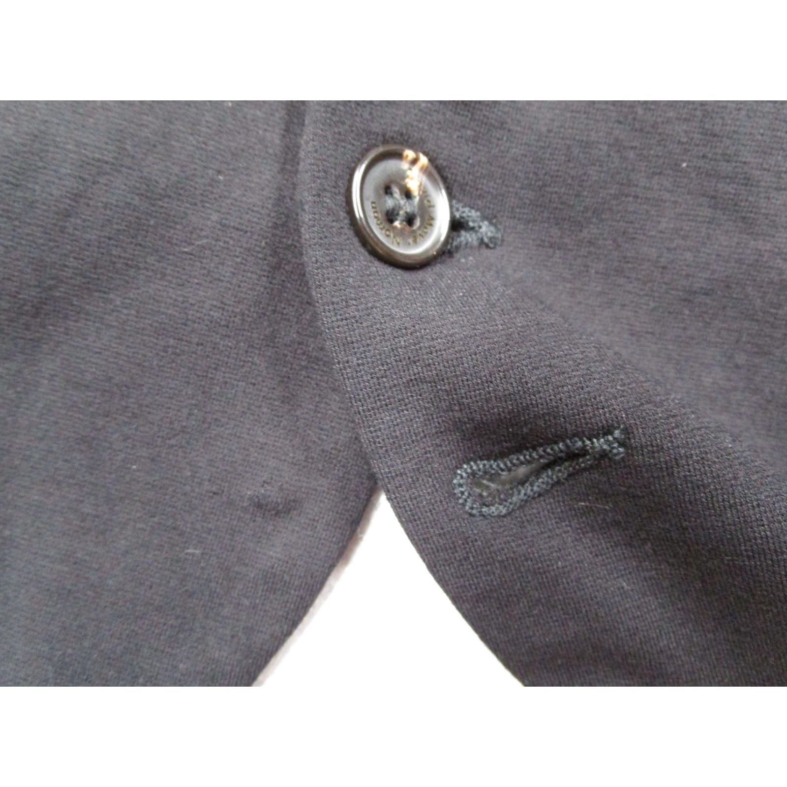 Vintage David Mayer Naman Vest Mens Large Black Button Up Wool Blend Made in Tunisia Size US L / EU 52-54 / 3 - 4 Thumbnail