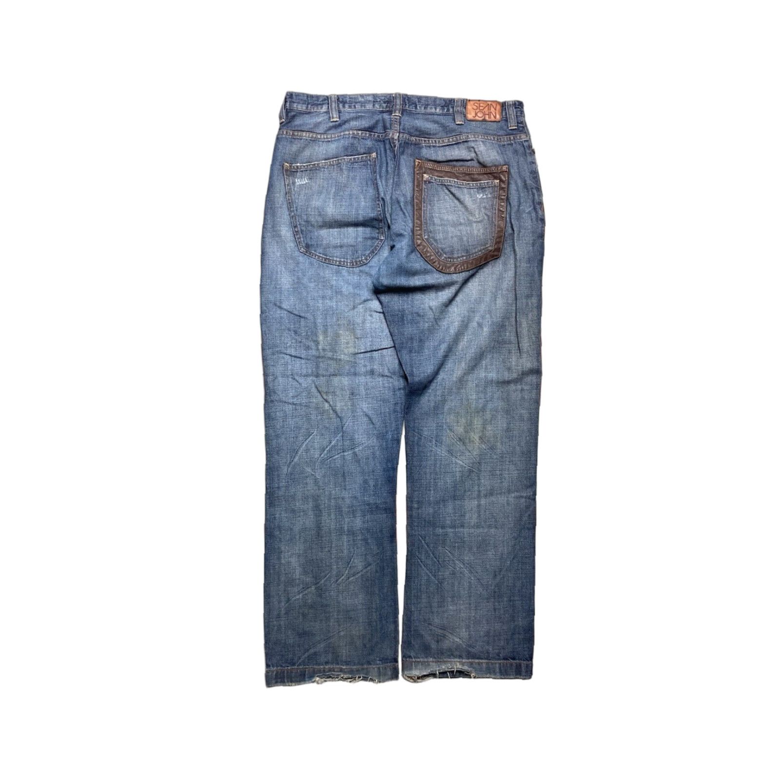 Sean John VINTAGE Sean John Jeans Hip Hop Baggy Wide-Leg 38x34 Men blue Size US 38 / EU 54 - 1 Thumbnail