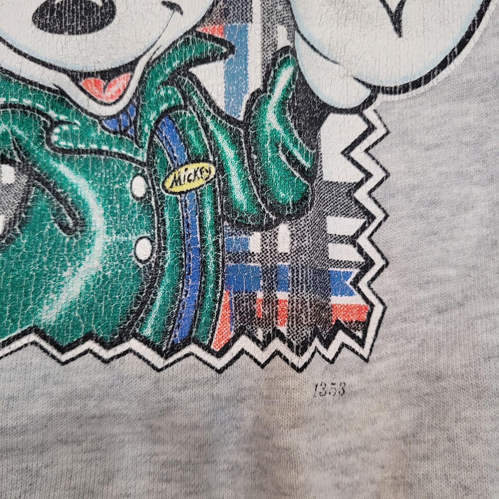 Mickey Unlimited VTG Mickey Unlimited Sweatshirt Boxy Crop Fit Disney L 90s Size US L / EU 52-54 / 3 - 4 Thumbnail