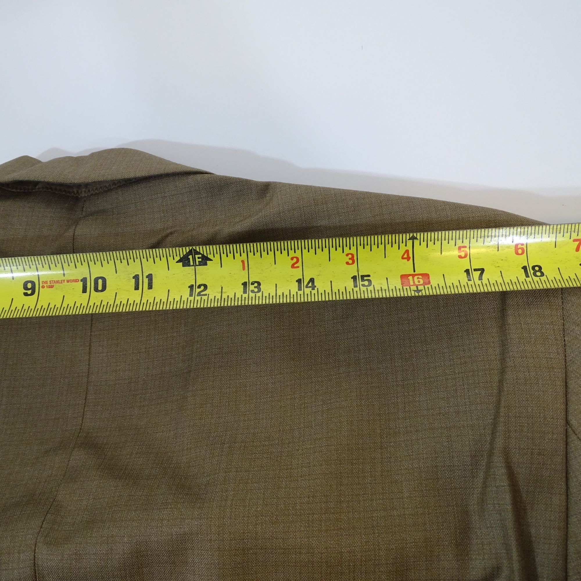 Other Renoir Mens Light Brown 2-Button Suit Jacket Size 38 LONG Size 38L - 11 Thumbnail