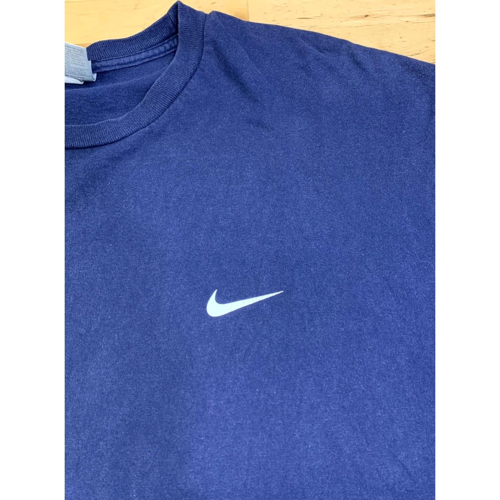 Nike VINTAGE Nike Shirt Men 2XL Blue Silver Tag Y2K Crew Neck 13071 Size US XXL / EU 58 / 5 - 3 Thumbnail
