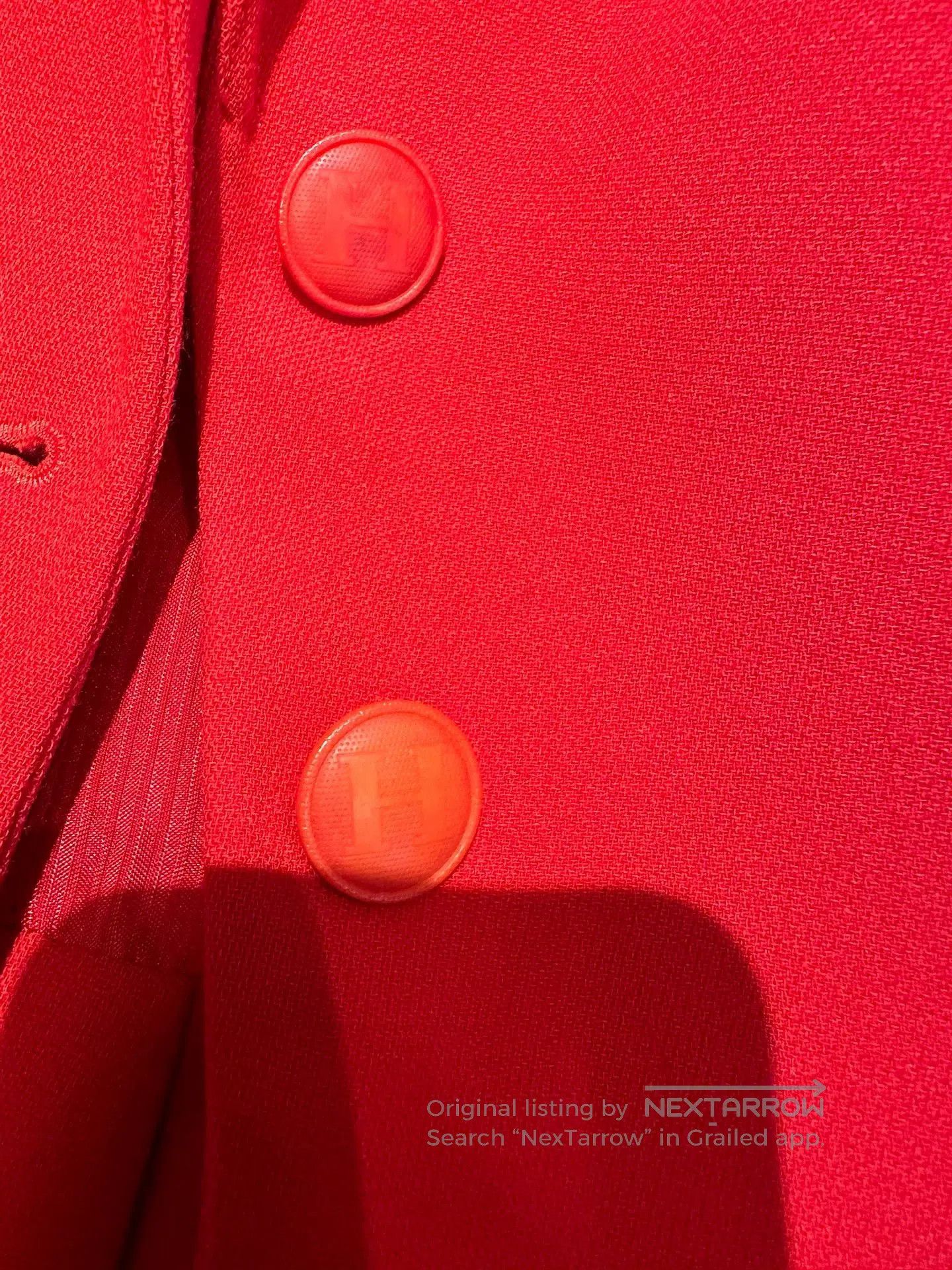 Hermes Hermès Red Wool Coat Size 40. Size US M / EU 48-50 / 2 - 6 Thumbnail