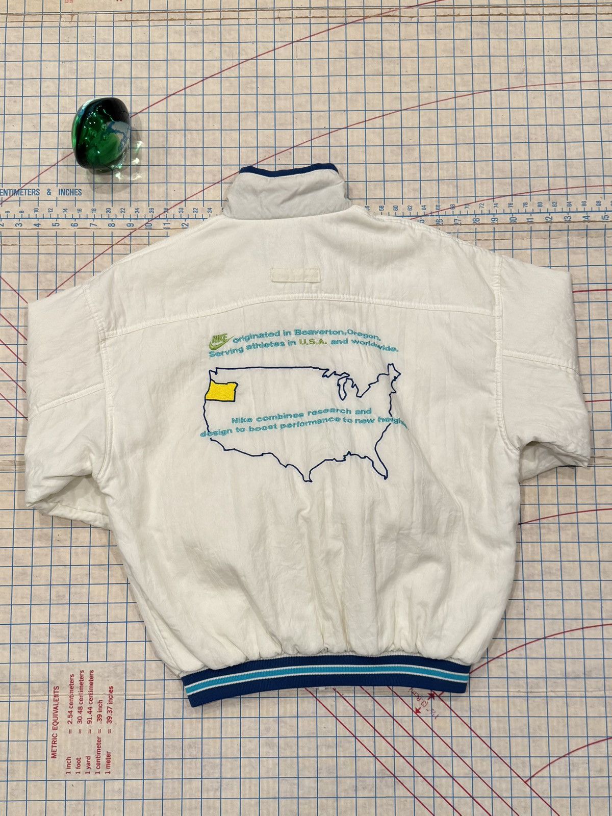 Rare Vintage 80’s Nike Beaverton Oregon Full Zip Jacket Lrg