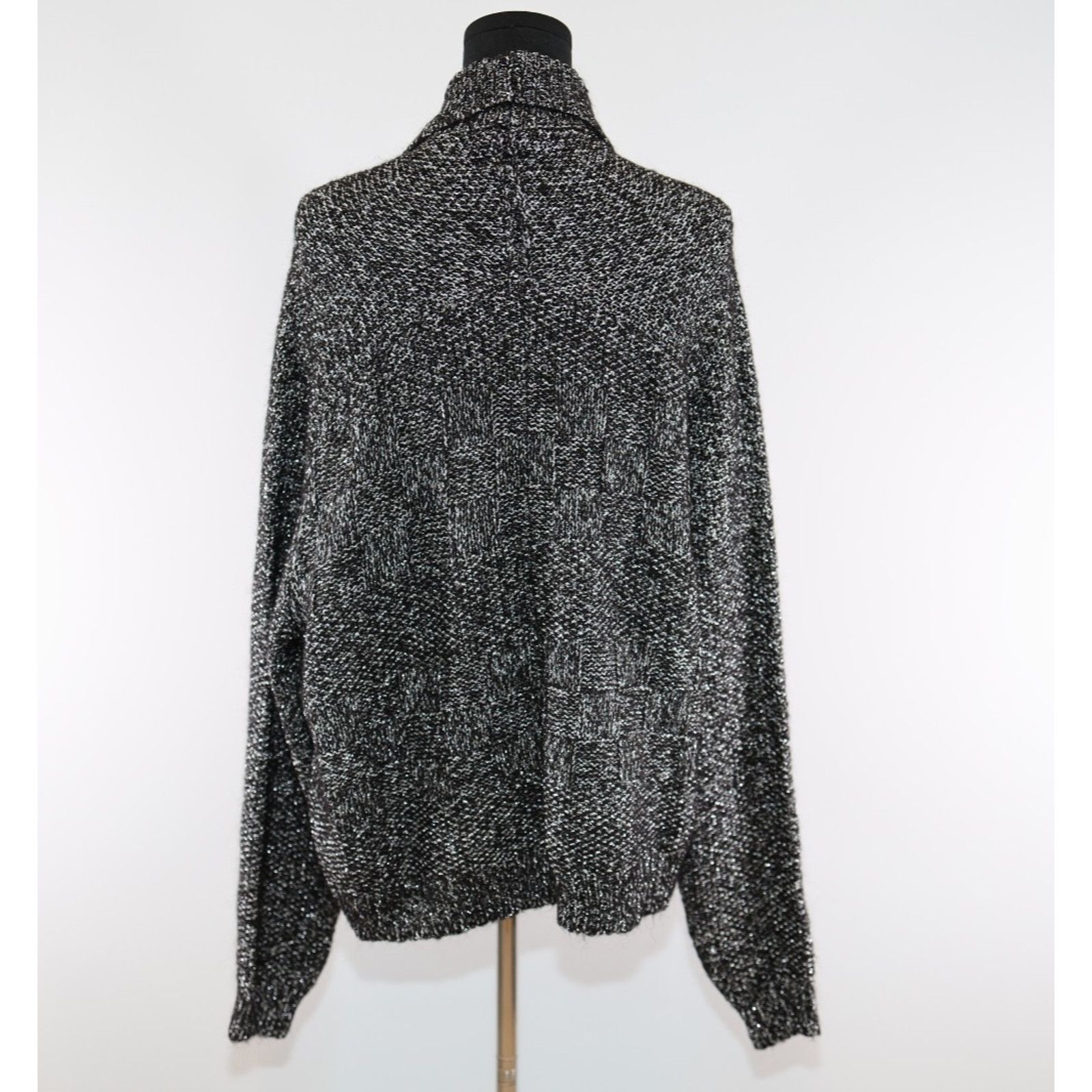 Essentiel Antwerp ESSENTIEL ANTWERP Marled Chunky Cardigan Sweater O/S Size ONE SIZE - 5 Thumbnail