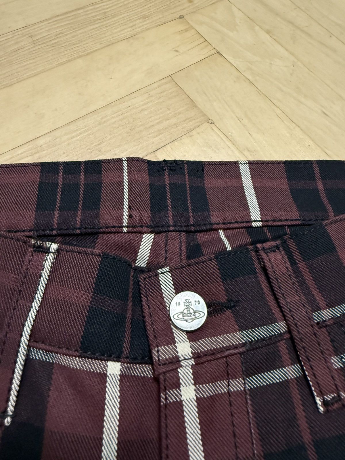 Vivienne Westwood Vivienne Westwood Tartan Tapered Trousers Anglomania Pants Size 26" / US 2 / IT 38 - 3 Thumbnail