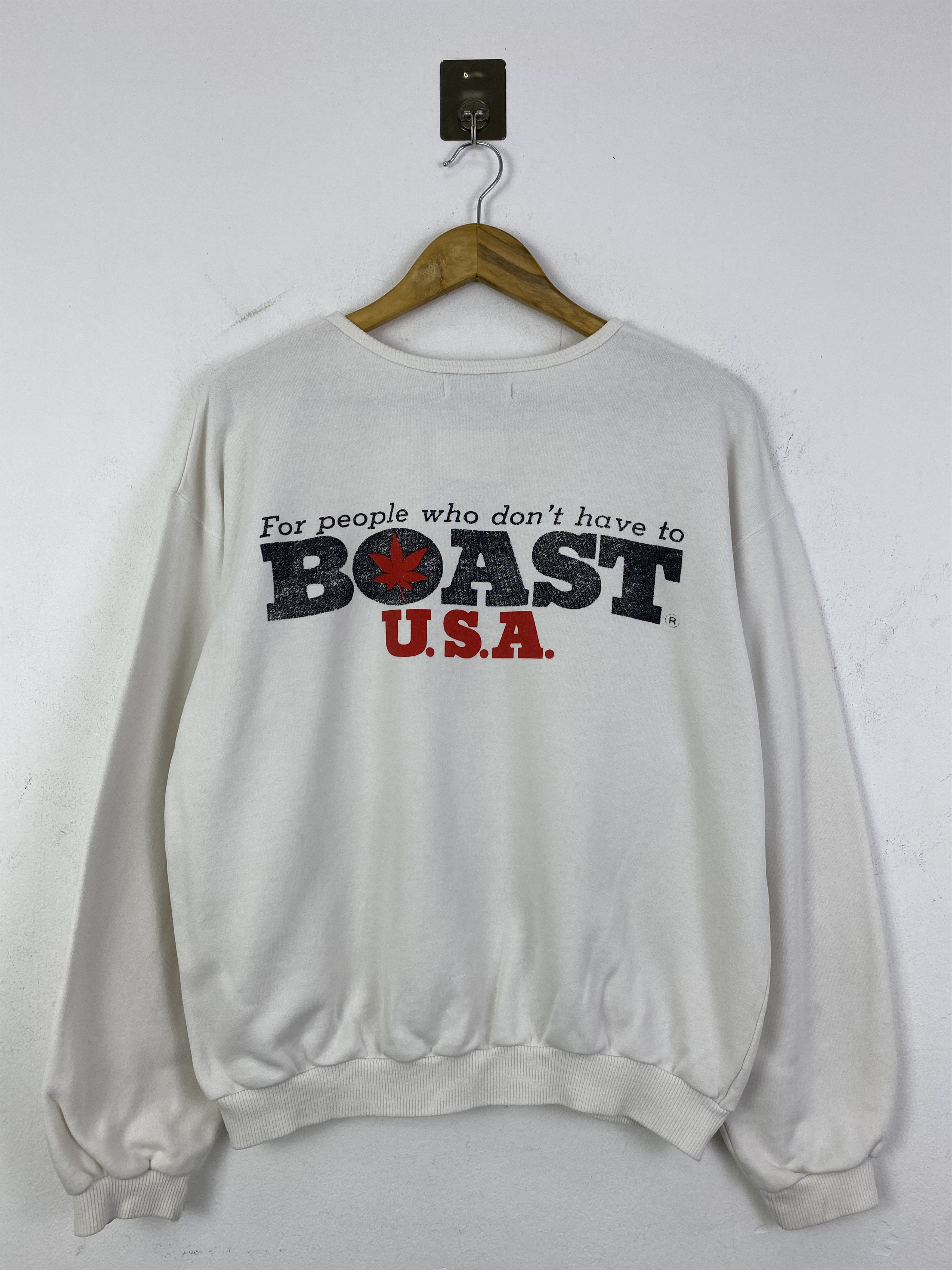 Boast Vintage 90s Boast USA Crewneck Pullover Sweatshirt SH0172 Size US L / EU 52-54 / 3 - 1 Thumbnail
