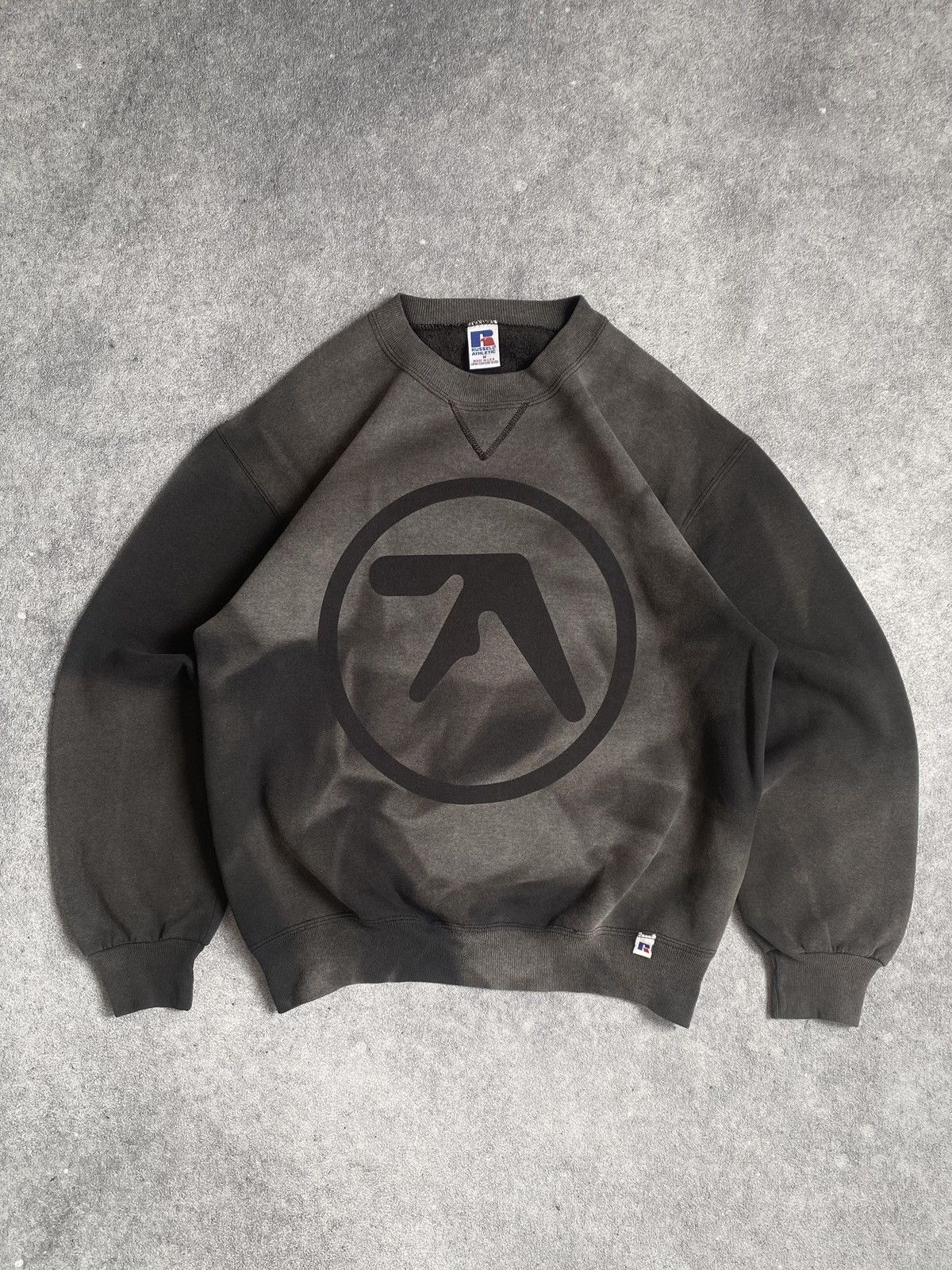 Russell Athletic × Streetwear × Vintage 90s Sun Faded Aphex Twin