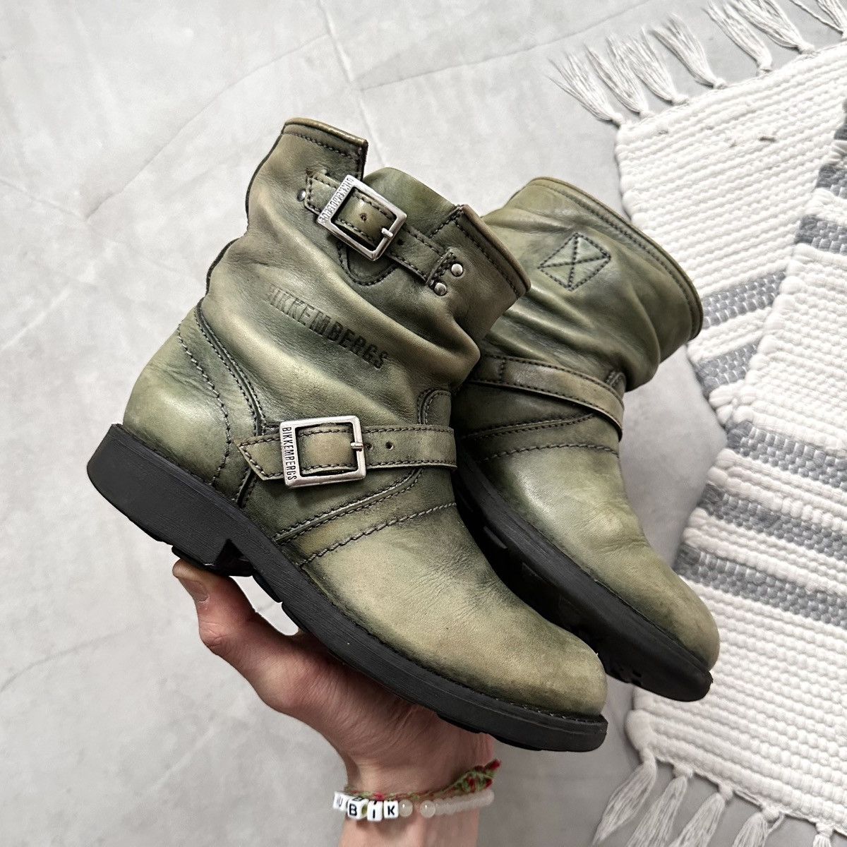 Dirk Bikkembergs 00s Dirk Bikkembergs Engineer Biker Boots AS 98 Vibe Size US 4 / IT 34 - 3 Thumbnail