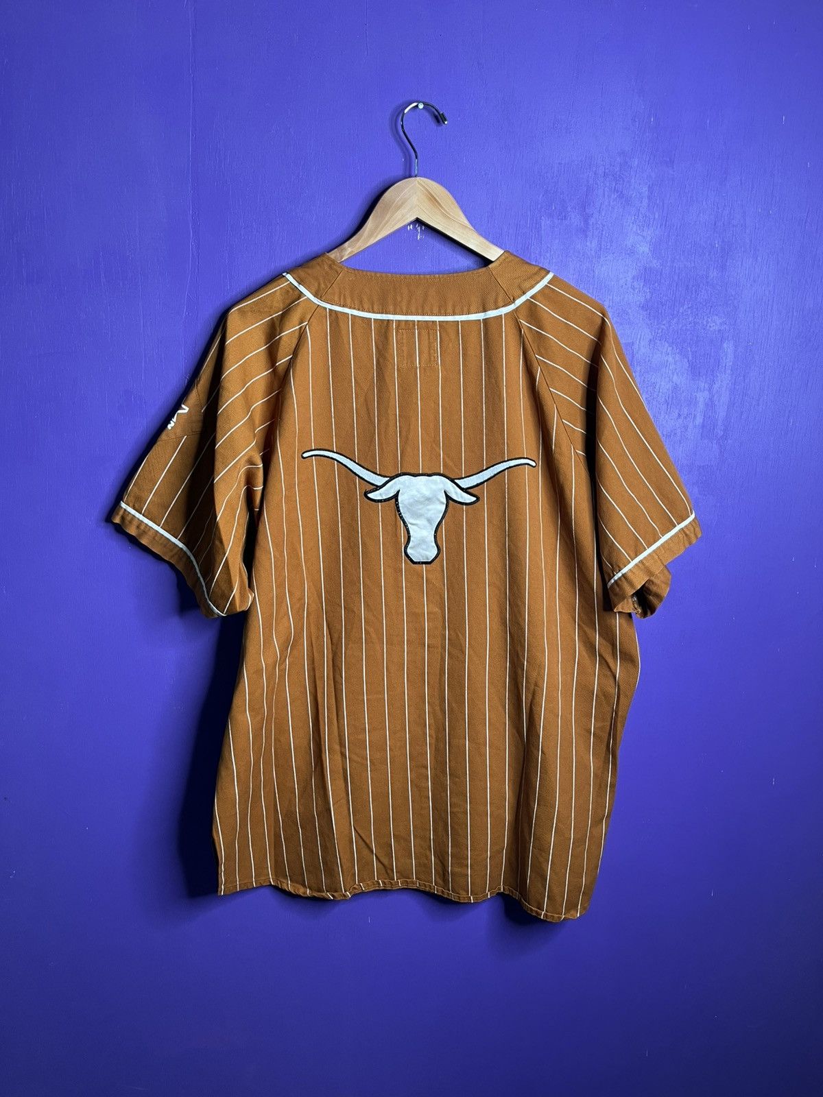 Starter × Vintage Vintage 90s Starter Texas longhorns pinstripe jersey Size US XL / EU 56 / 4 - 2 Thumbnail