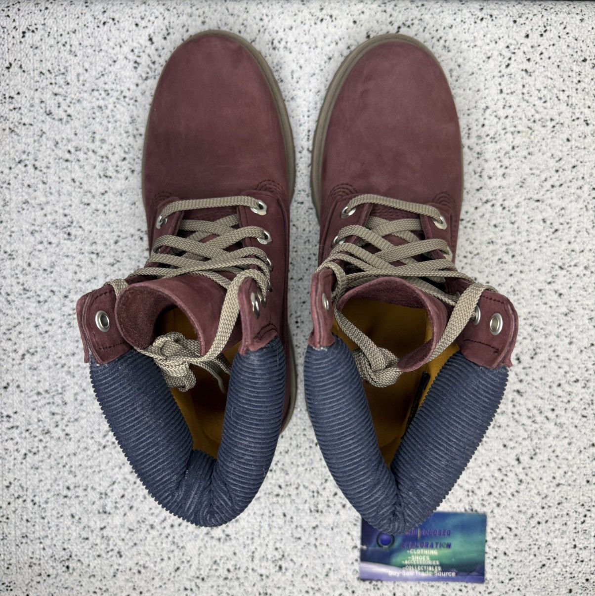 Timberland Timberland Burgundy 6 Inch Boot 6.5 Youth Size US 6.5 / EU 39-40 - 4 Thumbnail