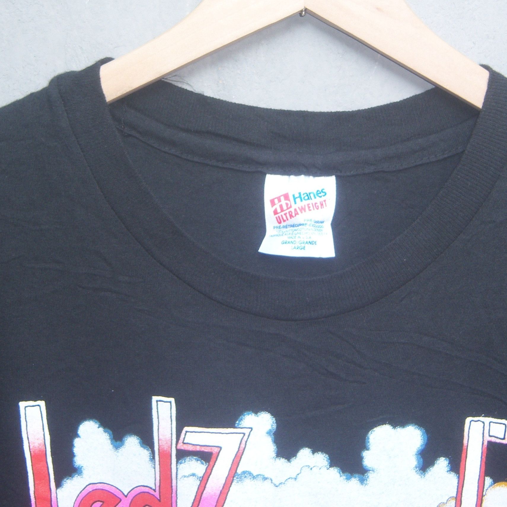 Band Tees × Hanes × Vintage 1986 Led Zeppelin Near Deadstock Size US L / EU 52-54 / 3 - 5 Thumbnail