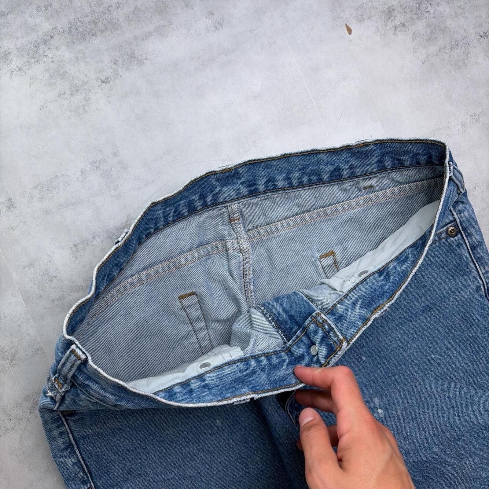 Carhartt Vintage Carhartt Straight Distressed Denim Jeans Size US 34 / EU 50 - 5 Thumbnail