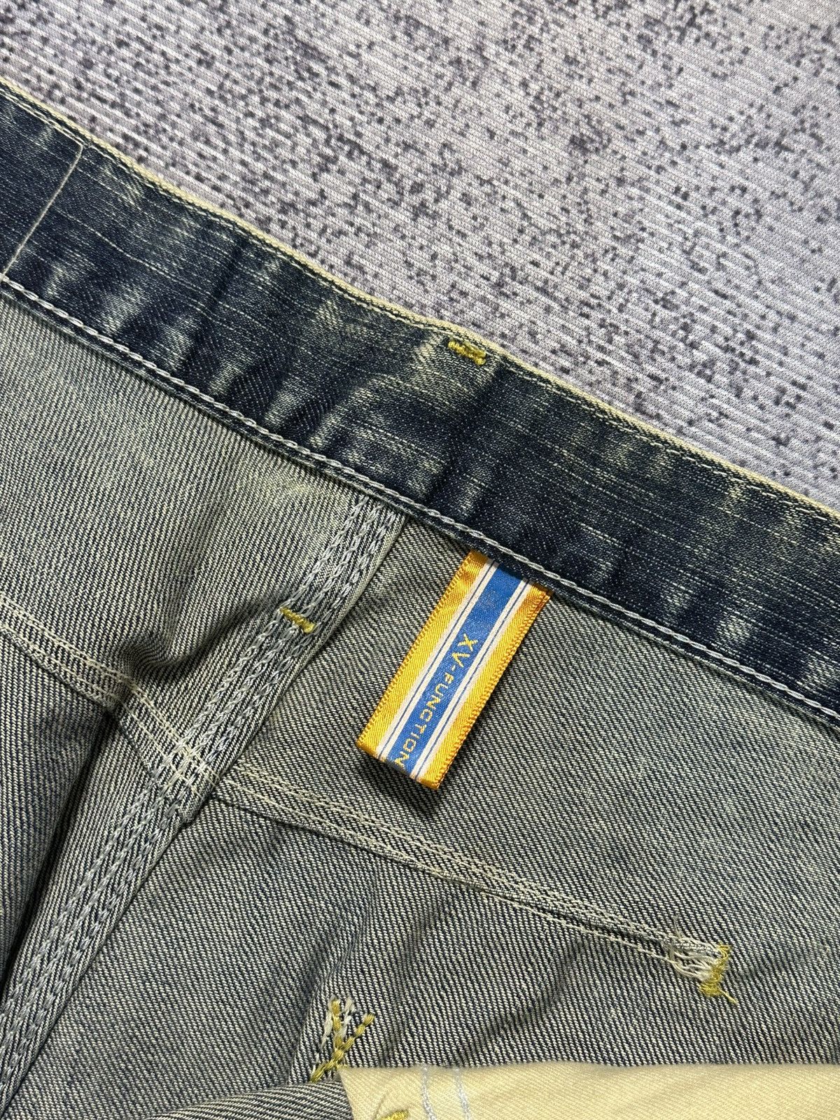 Kapital 2000s Edwin XV Function Curve Leg Mud Washed Jeans Size US 30 / EU 46 - 10 Thumbnail