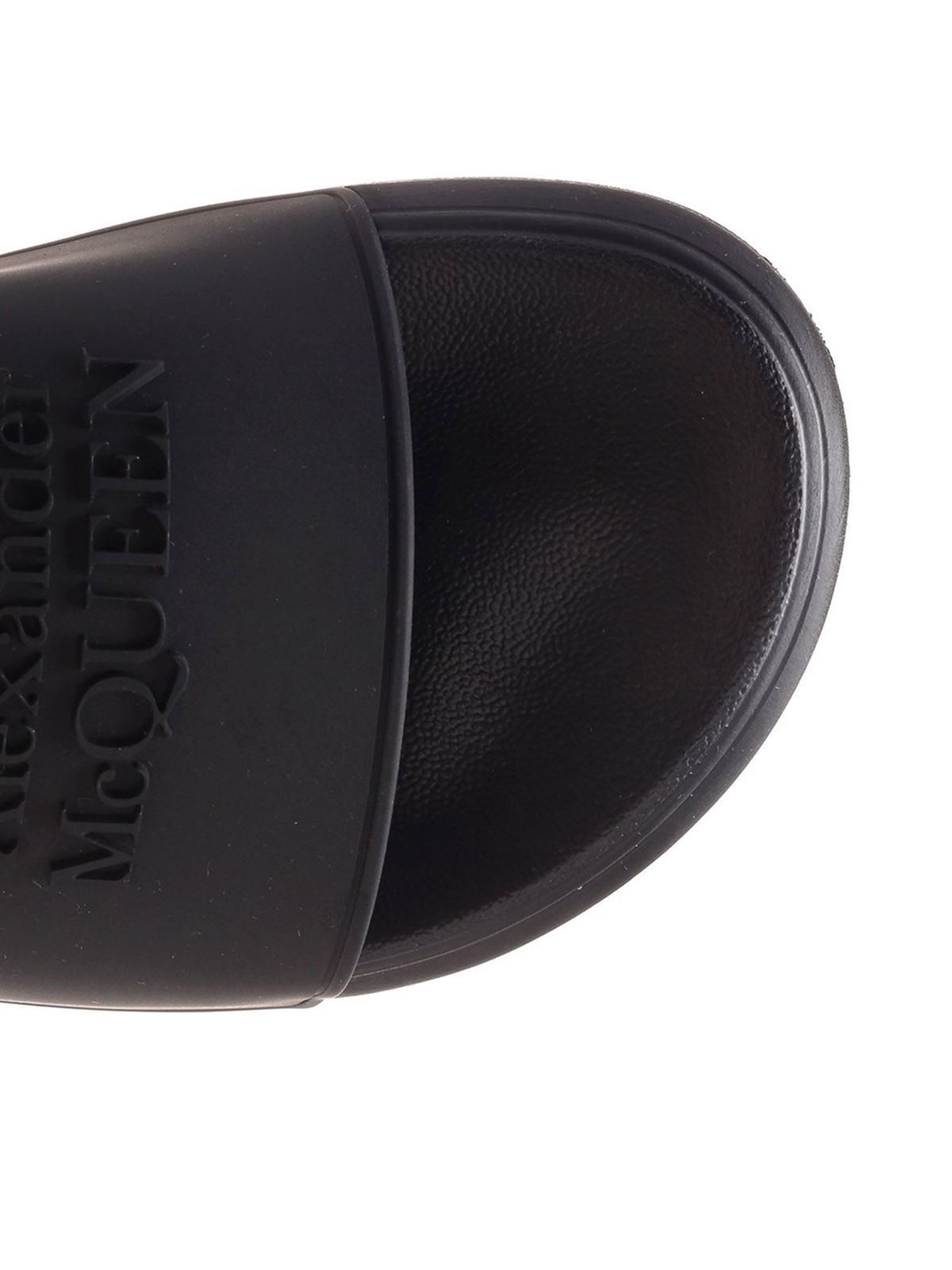 Alexander McQueen o1y0225 Slides in Black Size US 6 / IT 36 - 4 Thumbnail
