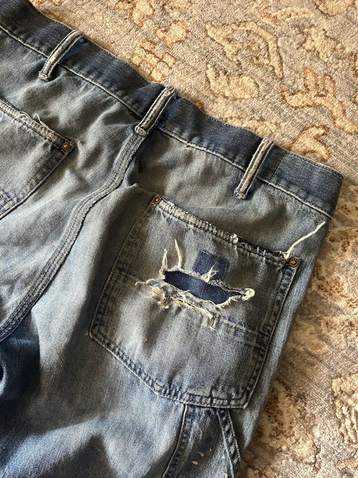 Polo Ralph Lauren RARE POLO DOUBLE KNEE CARPENTER PANTS 30x32 Size US 30 / EU 46 - 3 Thumbnail