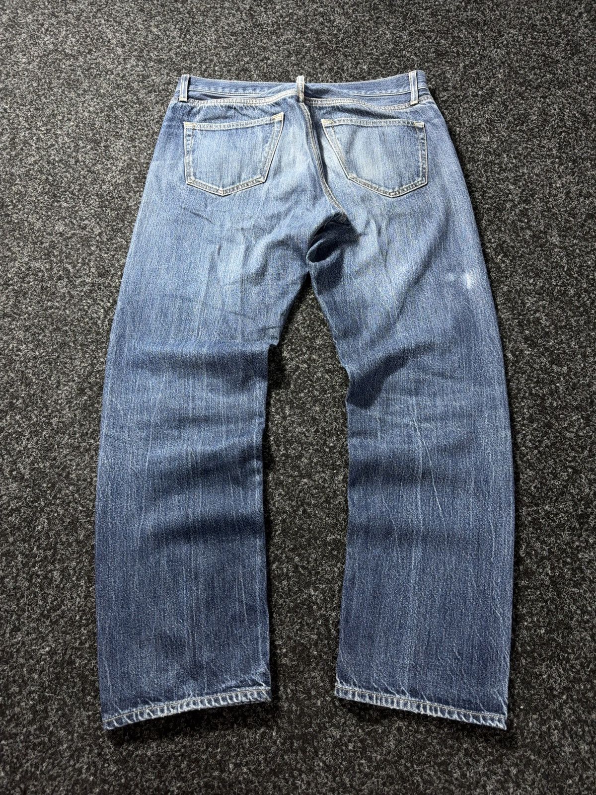 Uniqlo Vintage 00s Uniqlo Selvedge Straight Denim Jeans Japanese Size US 34 / EU 50 - 12 Thumbnail