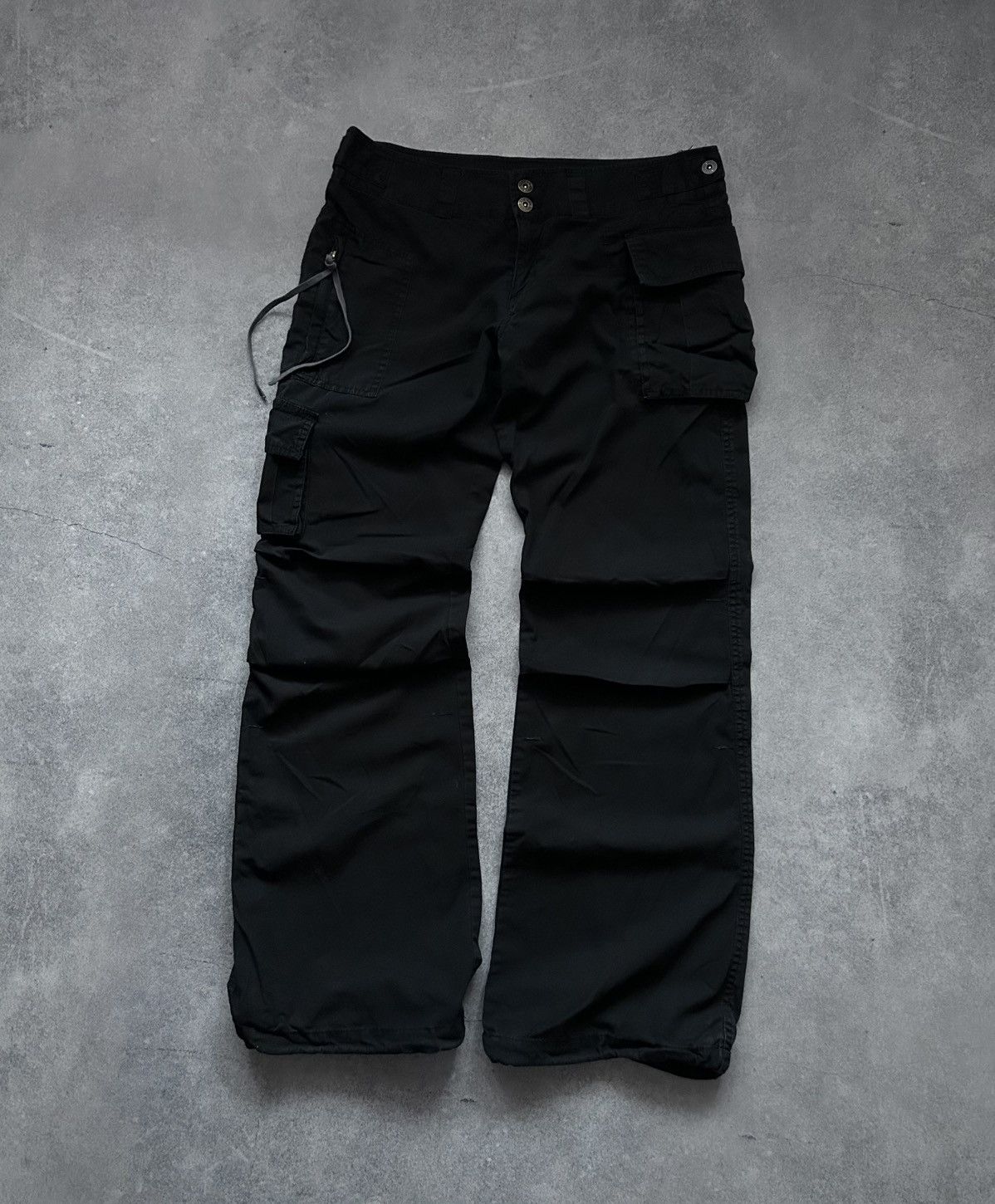 Bench × Japanese Brand × Vintage Vintage Bench parachute y2k cargo pants Size US 32 / EU 48 - 2 Thumbnail